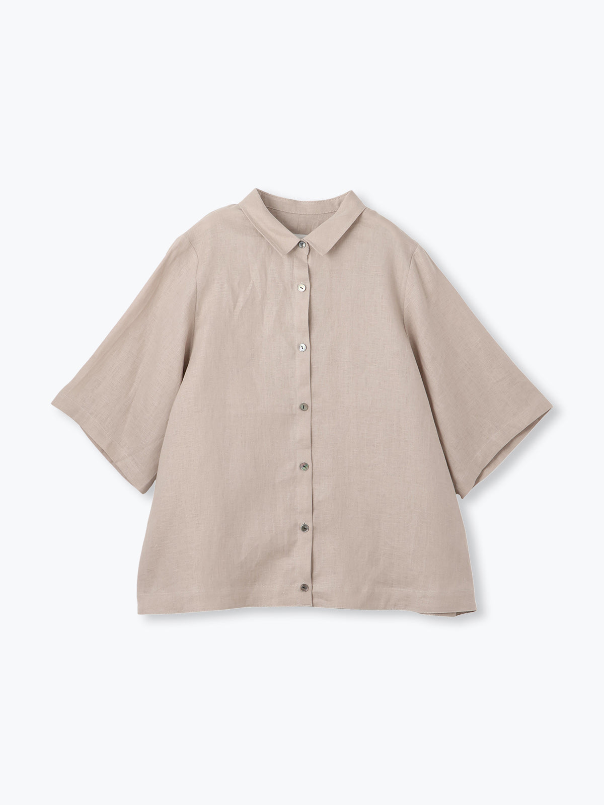 lelill レリル リネンバックオープン半袖