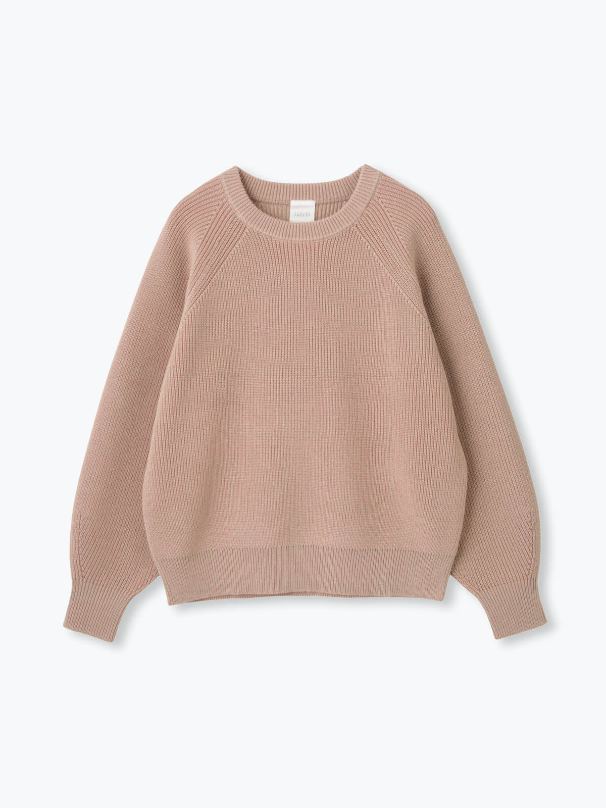 lelill レリル ドライプレーティング畦プルオーバー