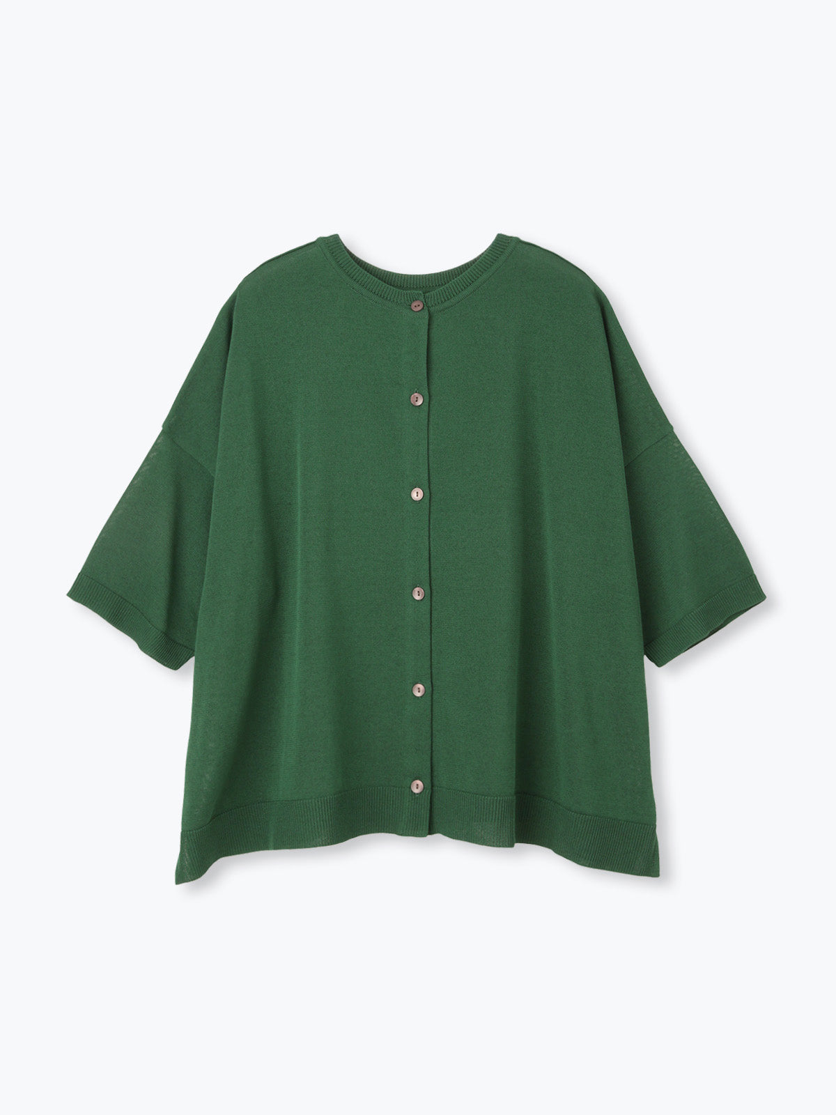 lelill レリル 【日本製】2WAYワイドボーダーニット