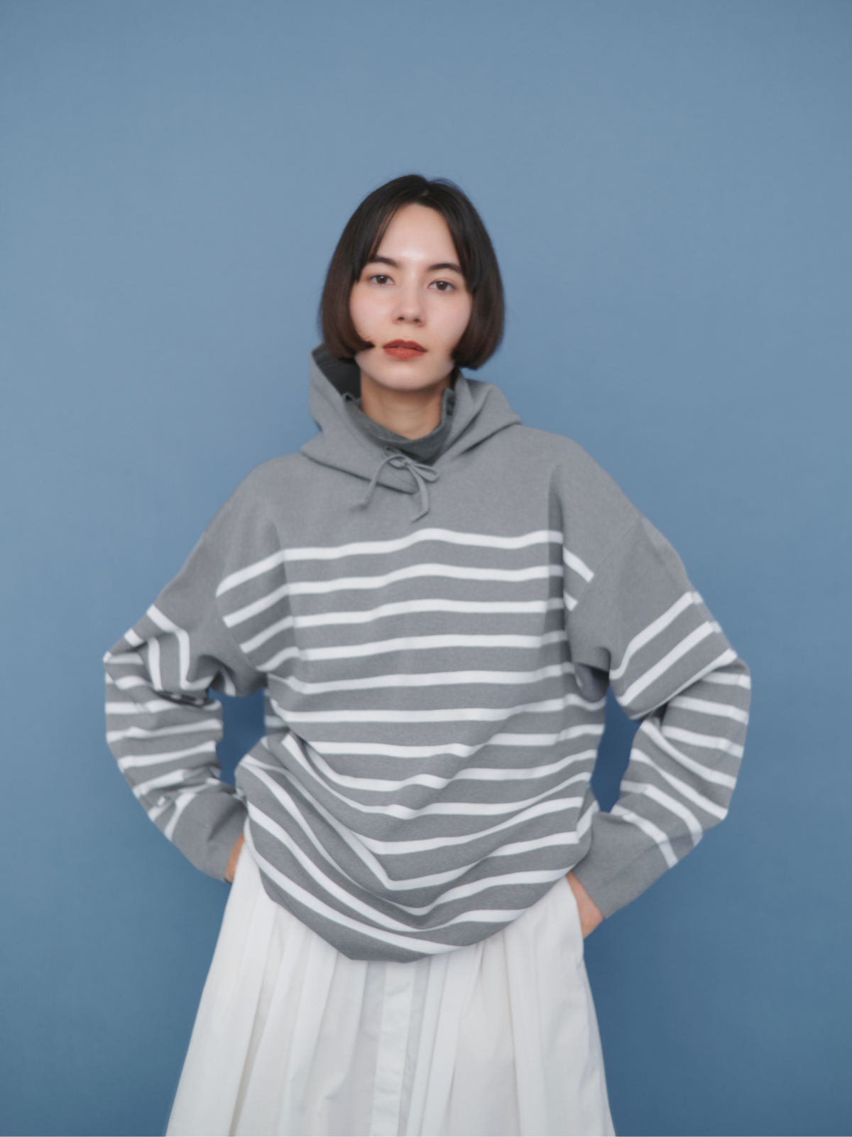 lelill レリル ハイテクボーダーフーディ (ワイドシルエット)