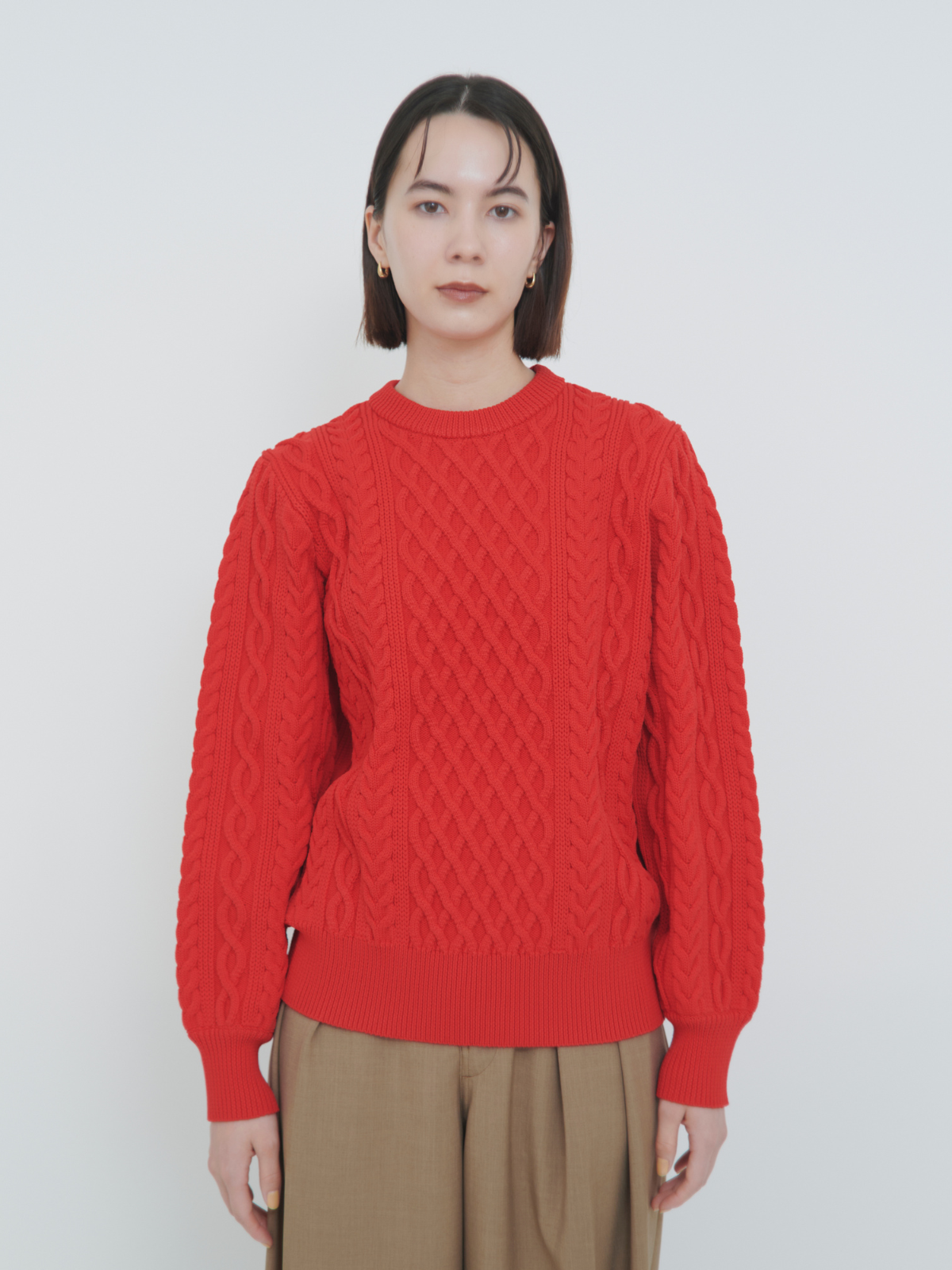 lelill レリル ハイテク アランニット