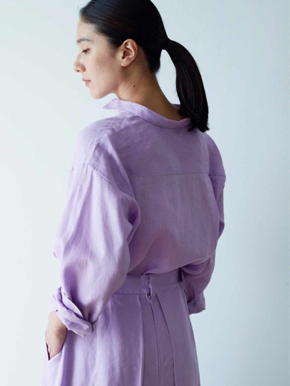 lelill レリル THE BASIC LINEN SHIRT
