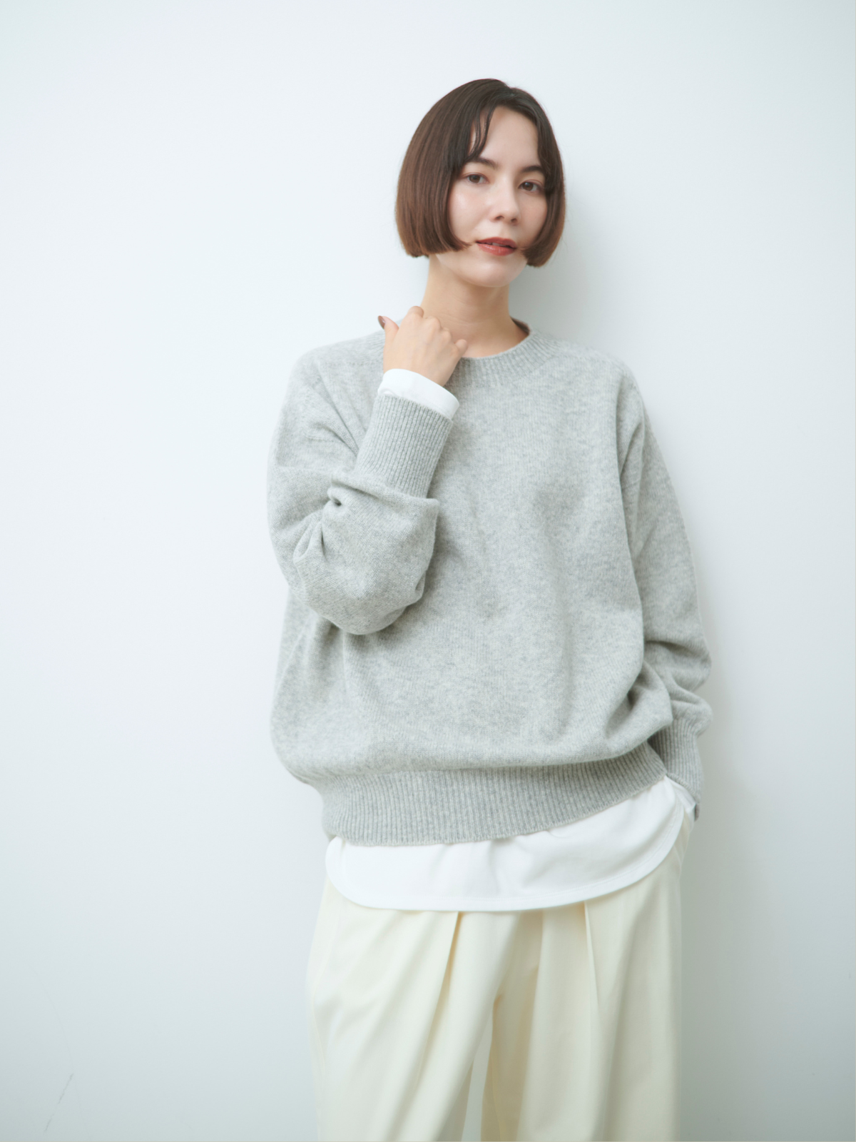 lelill レリル ホールガーメントラムプルオーバー