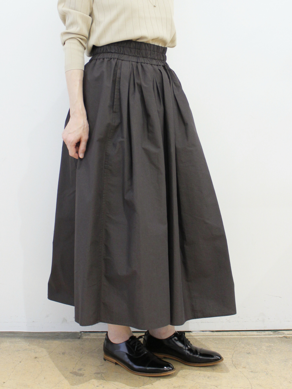 Ground Y ウールポリエステルサージイージーフレアスカートパンツ Ground Y ウールポリエステルサージイージーフレアスカートパンツ