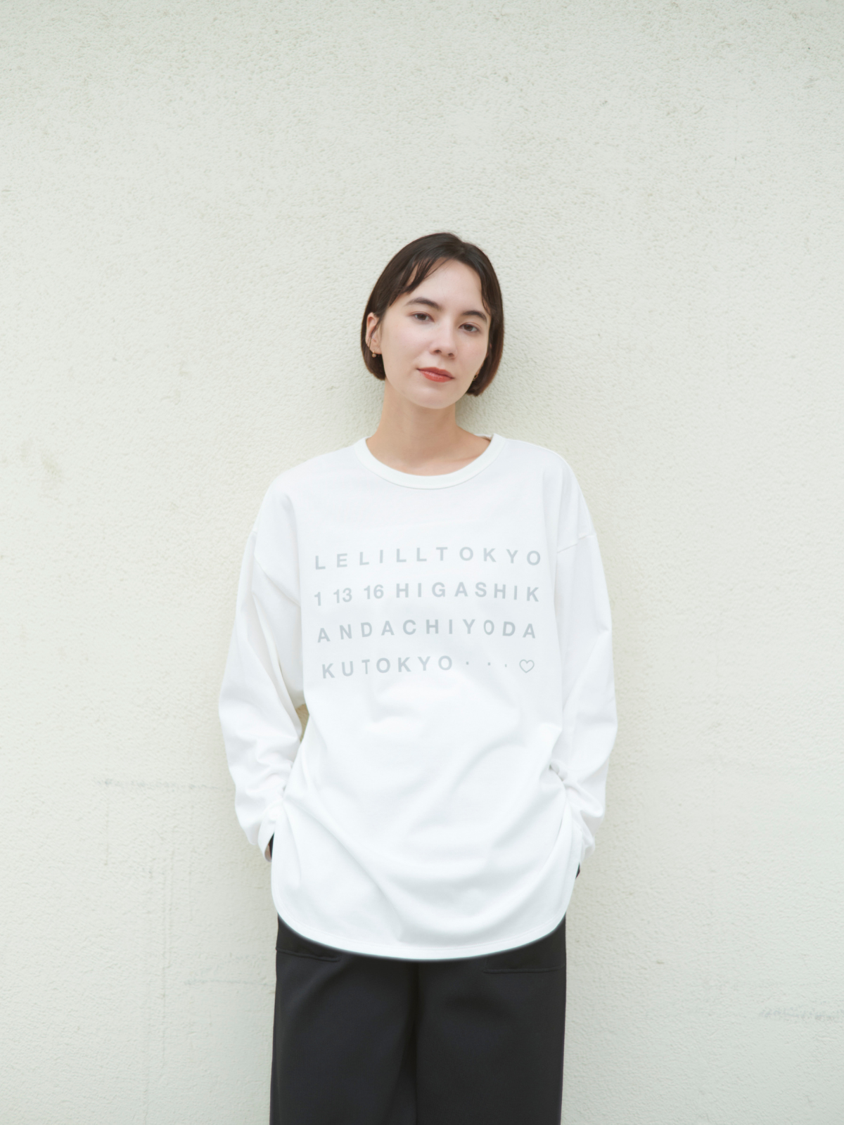 lelill レリル BASIC L/S プリントT③
