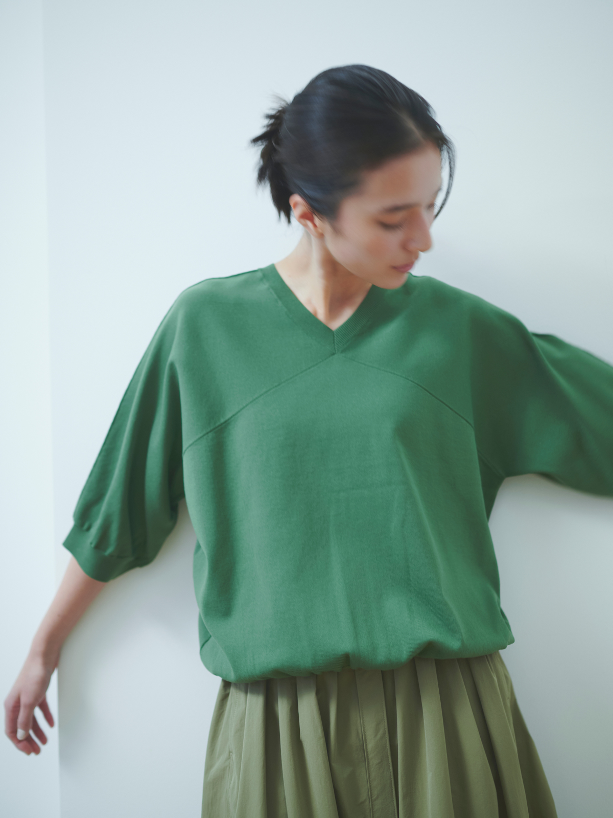 lelill◆25SS/ハイテク2WAY H/Sプルオーバー/38/ポリエステル/GRY/12531812 lelill レリル ハイテク2WAY H／Sプルオーバー