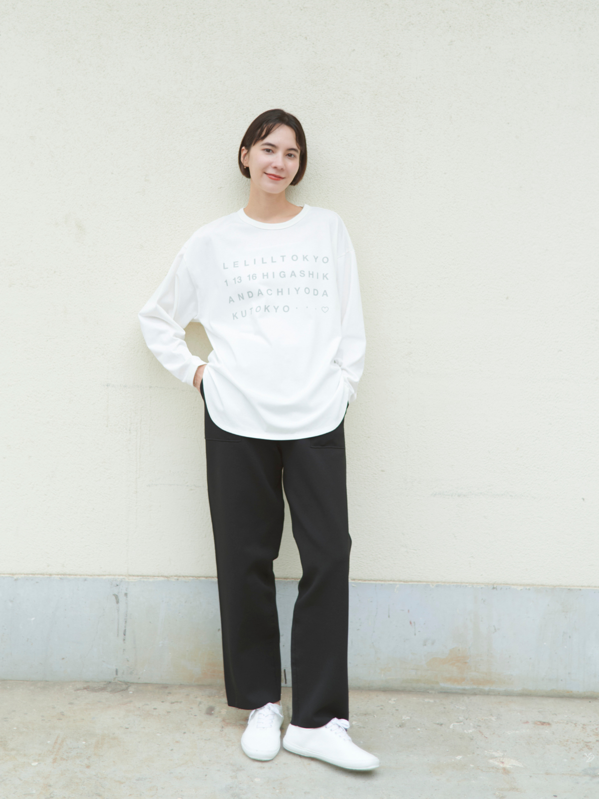 lelill レリル BASIC L/S プリントT③