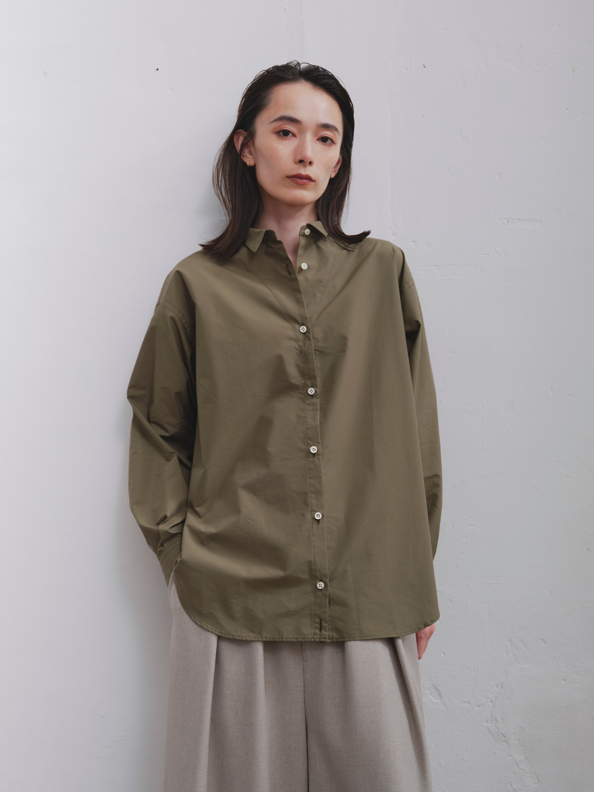 lelill レリル THE BASIC SHIRT|オーガニックコットン lelill レリル THE BASIC SHIRT|オーガニックコットン