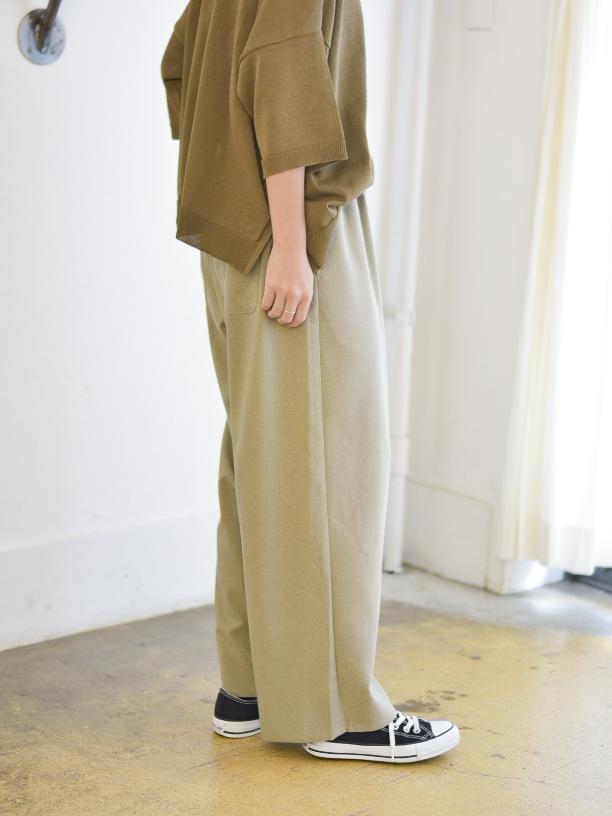 lelill レリル ハイテクイージーワイドPANTS