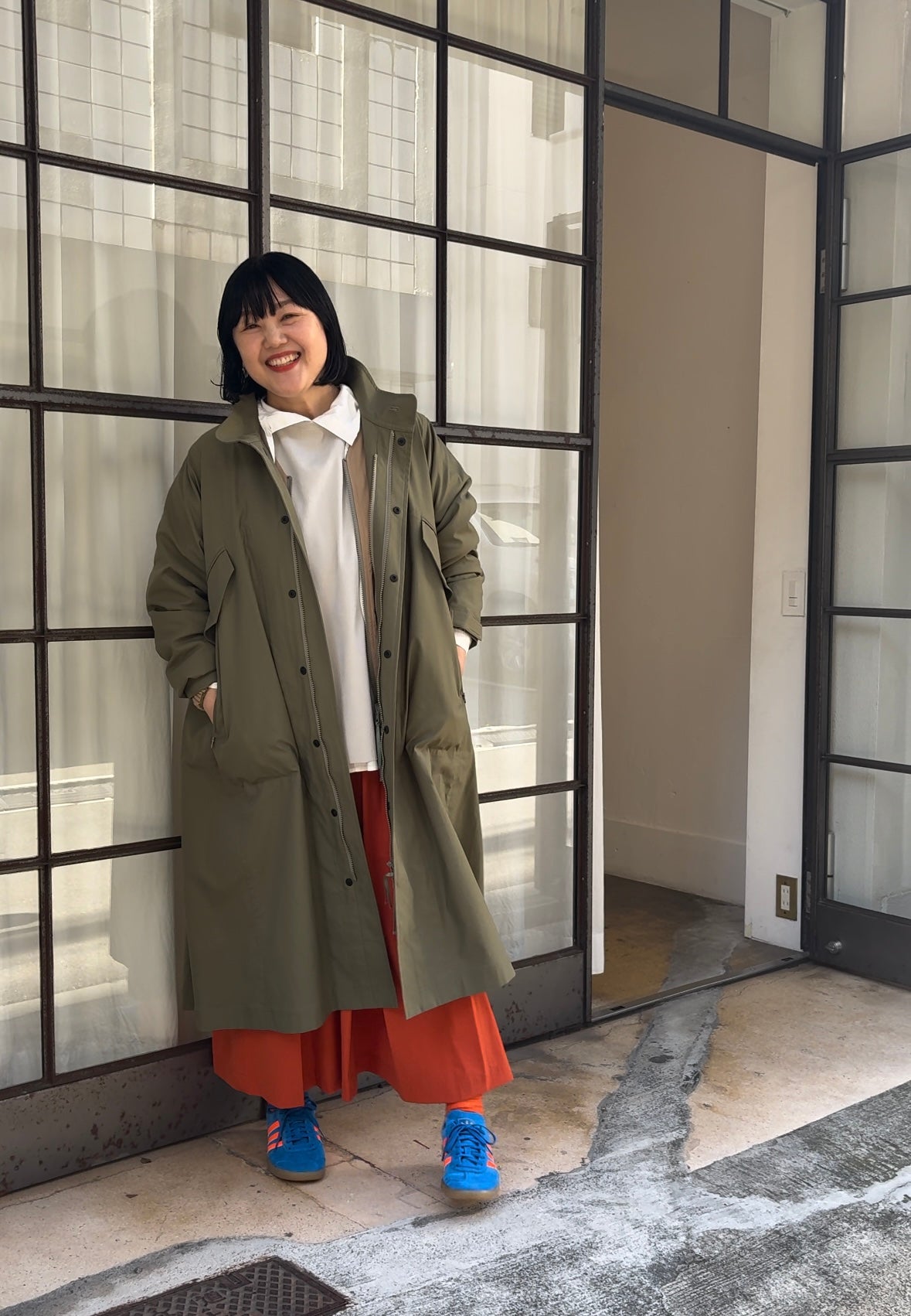 lelill レリル ベルテッドフレアスカート