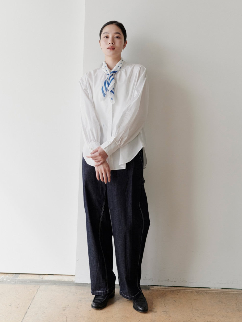 lelill レリル ピマソロ スプリットブラウス