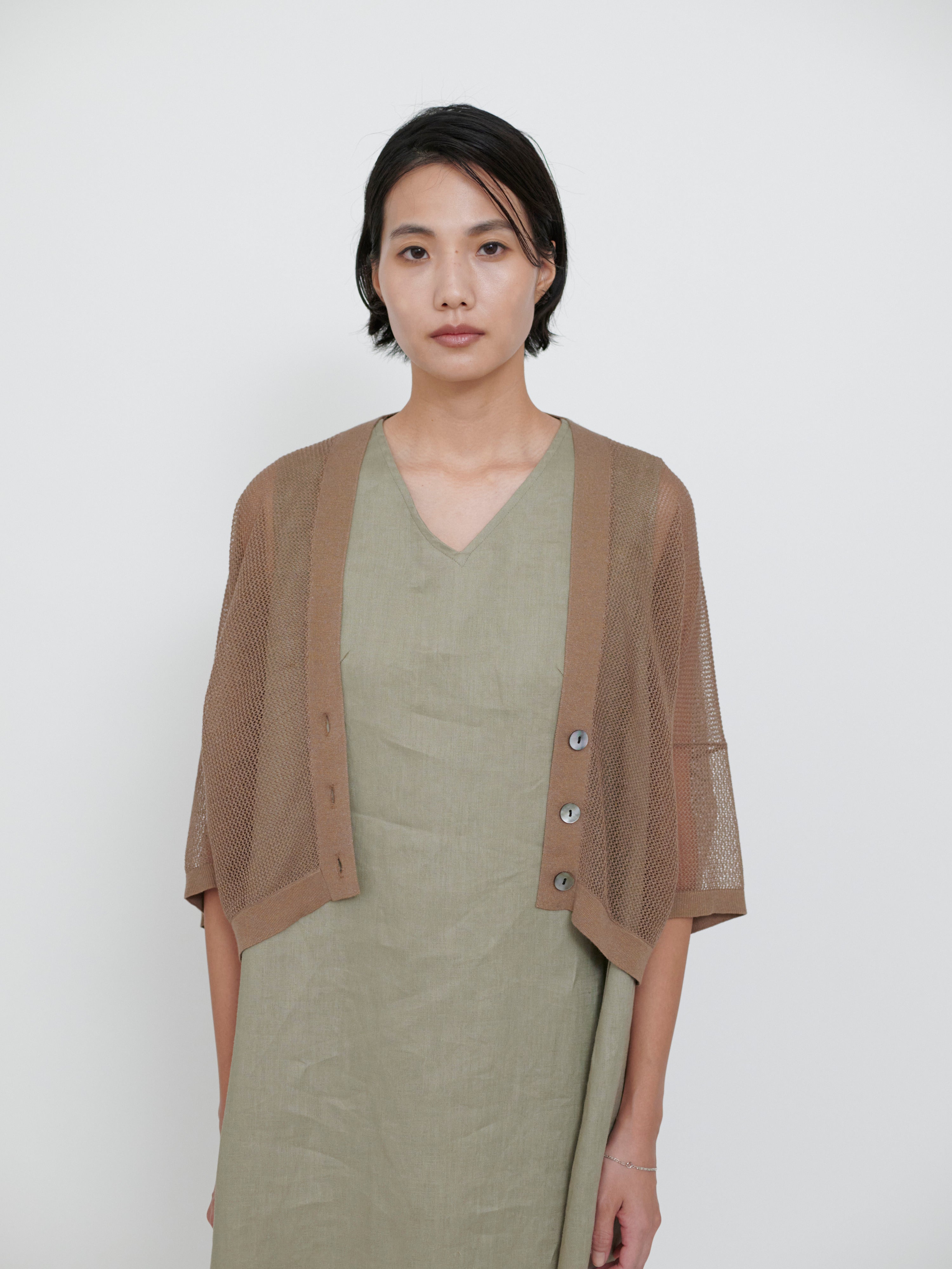 lelill レリル シアーメッシュボレロ