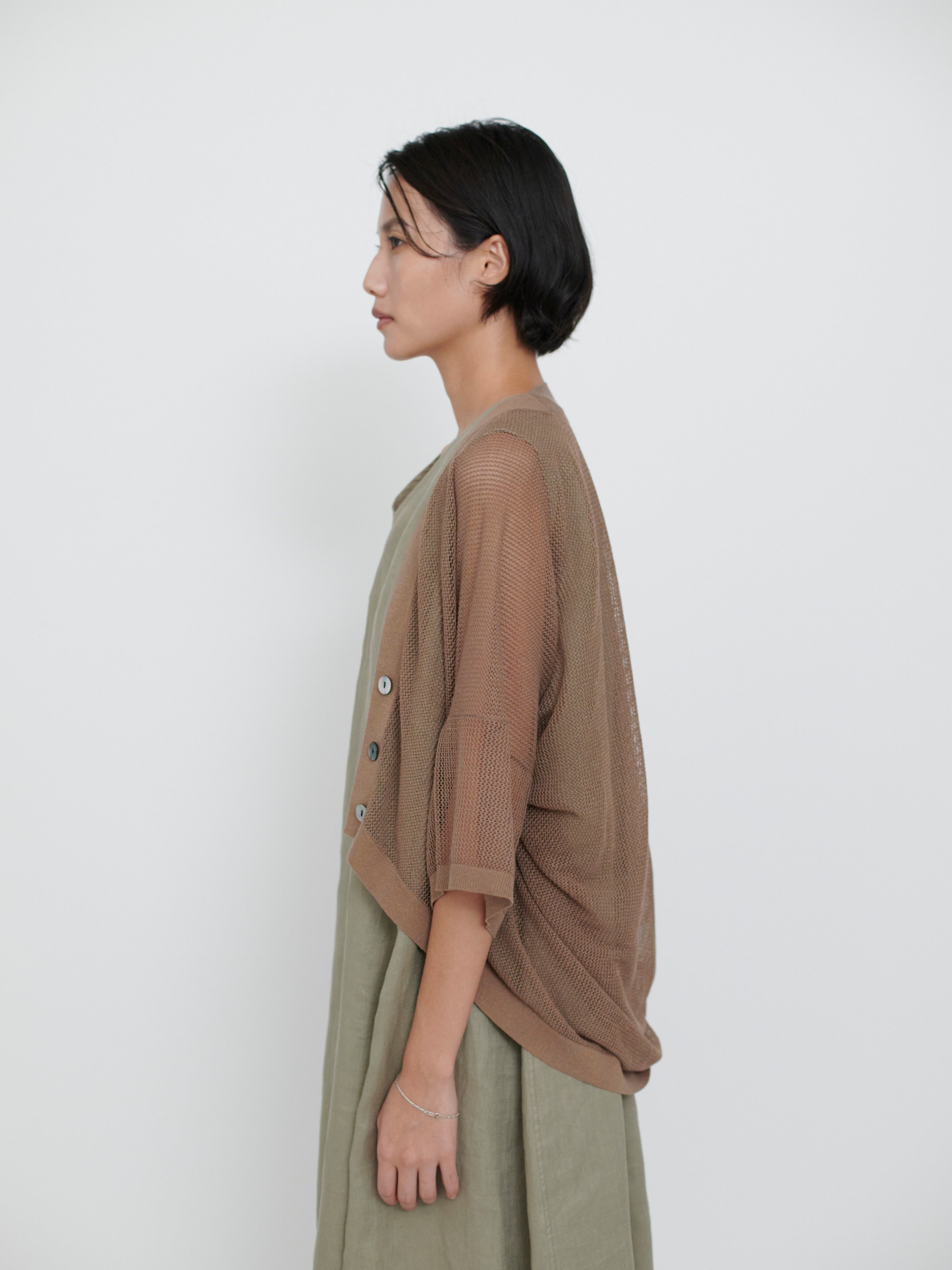lelill レリル シアーメッシュボレロ