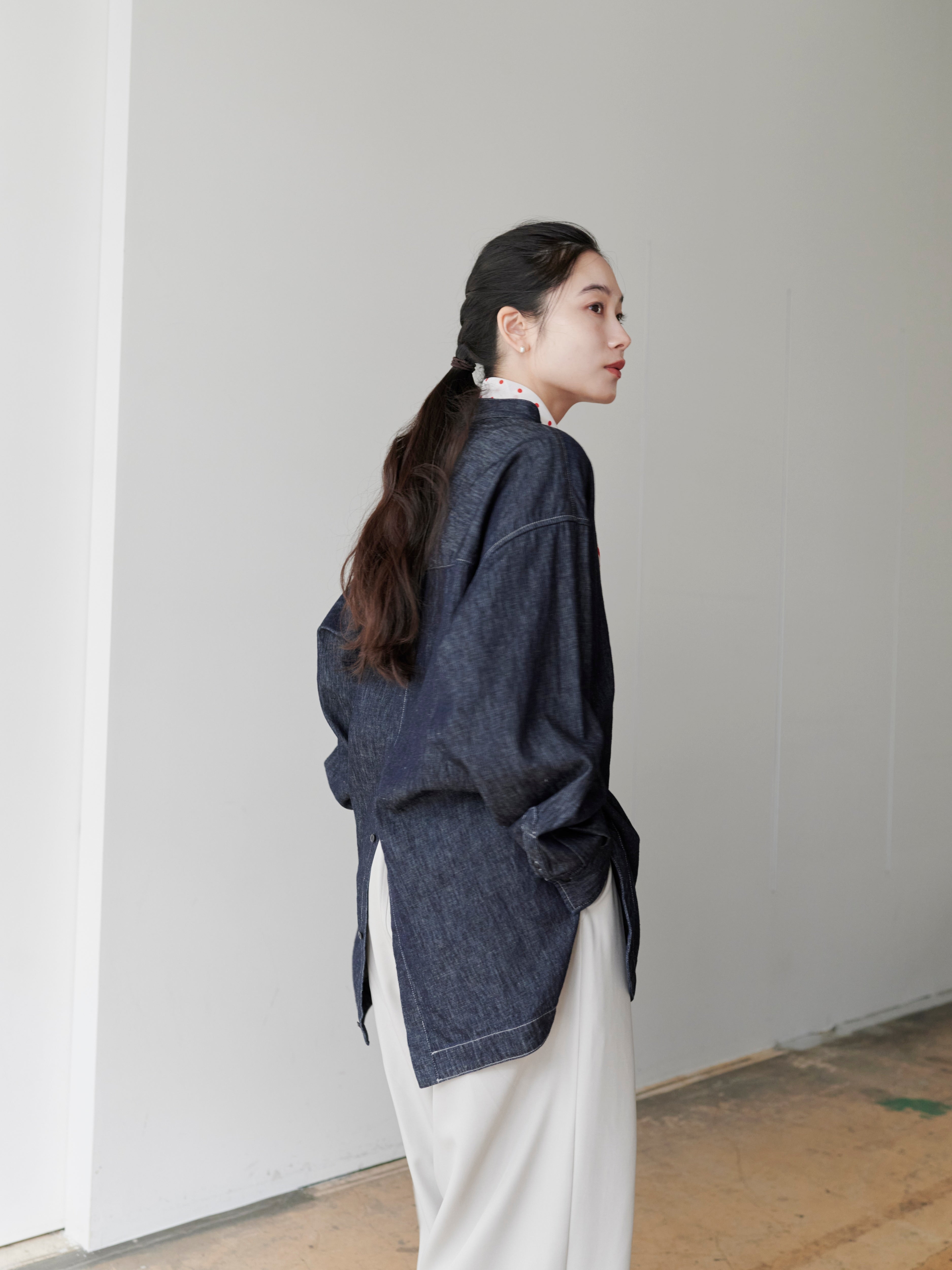 lelill レリル ワークオーバーシャツ