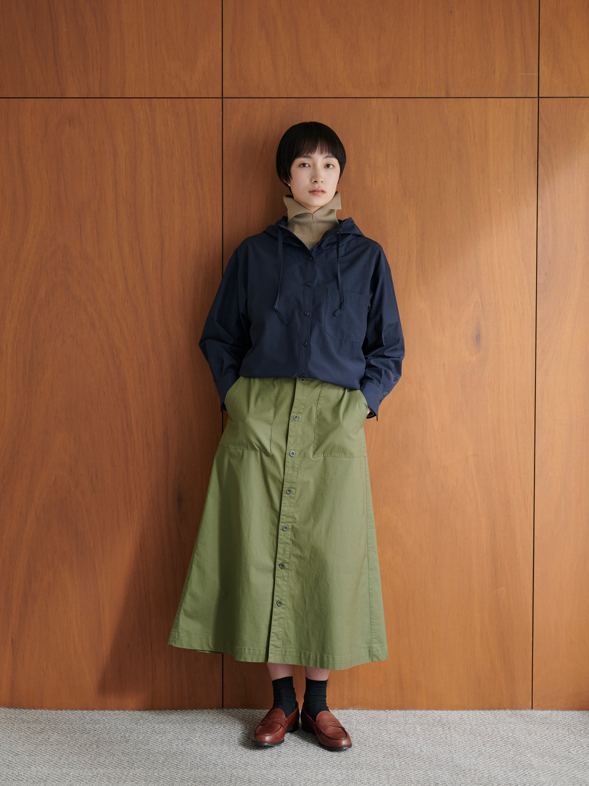 lelill レリル ファティーグAラインSKIRT