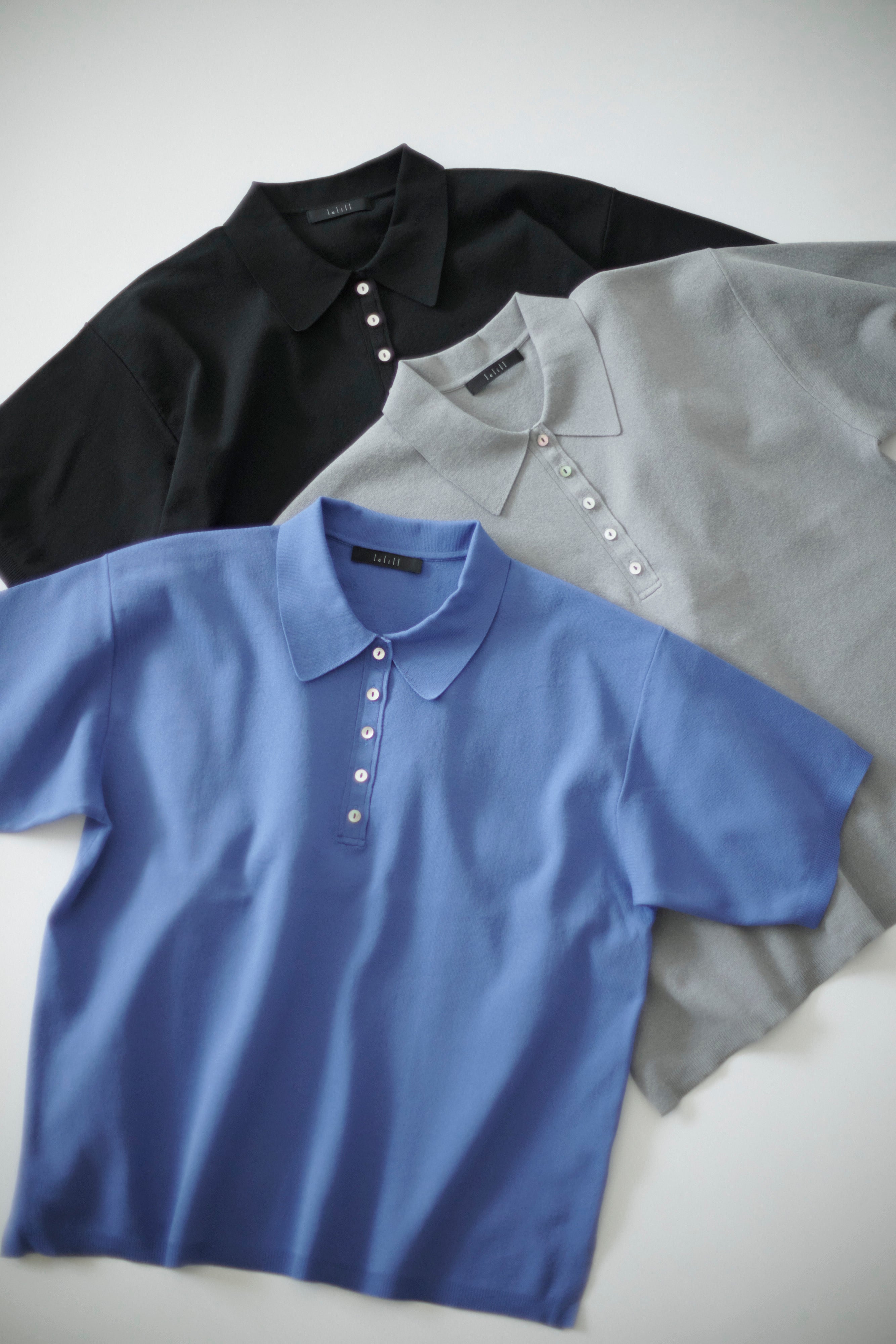 lelill レリル THE HIGHTECH KNIT POLO