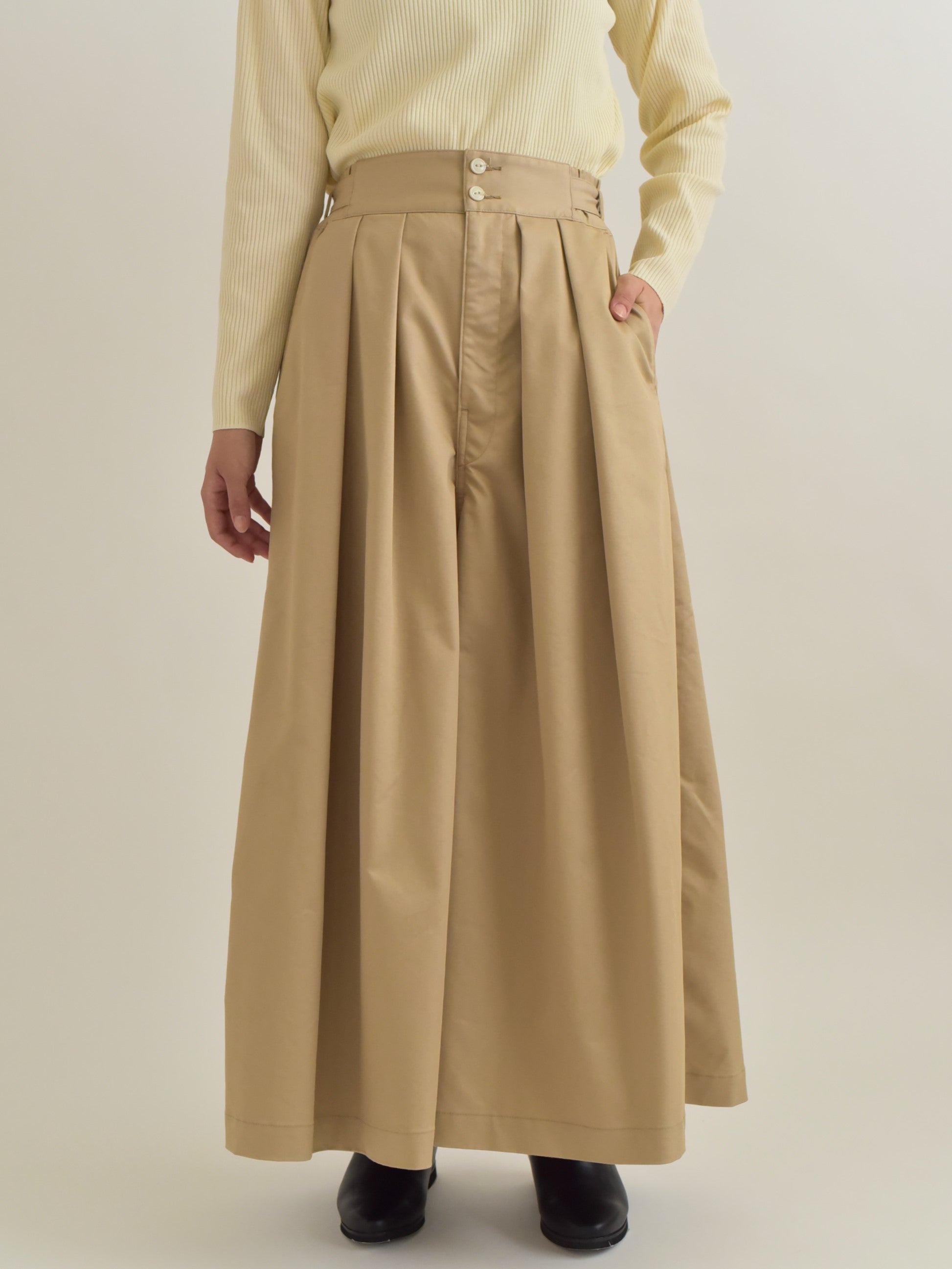 lelill レリル ワイドチノキュロット