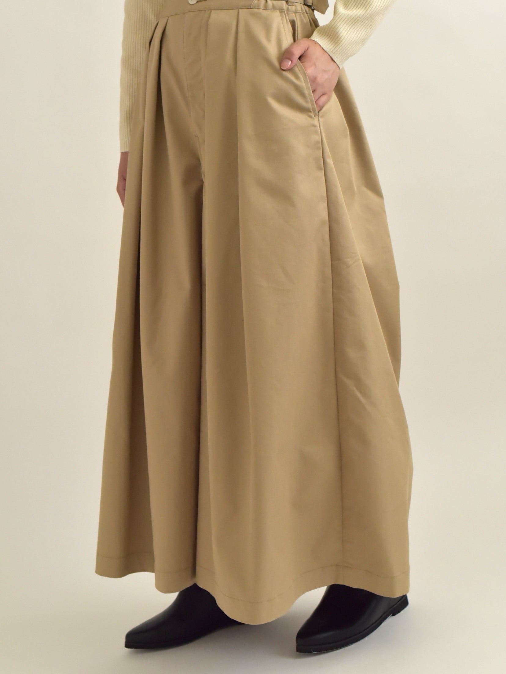 lelill レリル ワイドチノキュロット