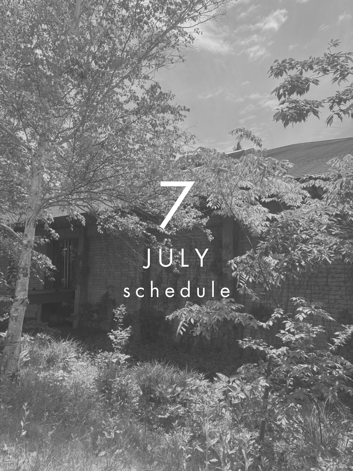 7月｜イベントスケジュール