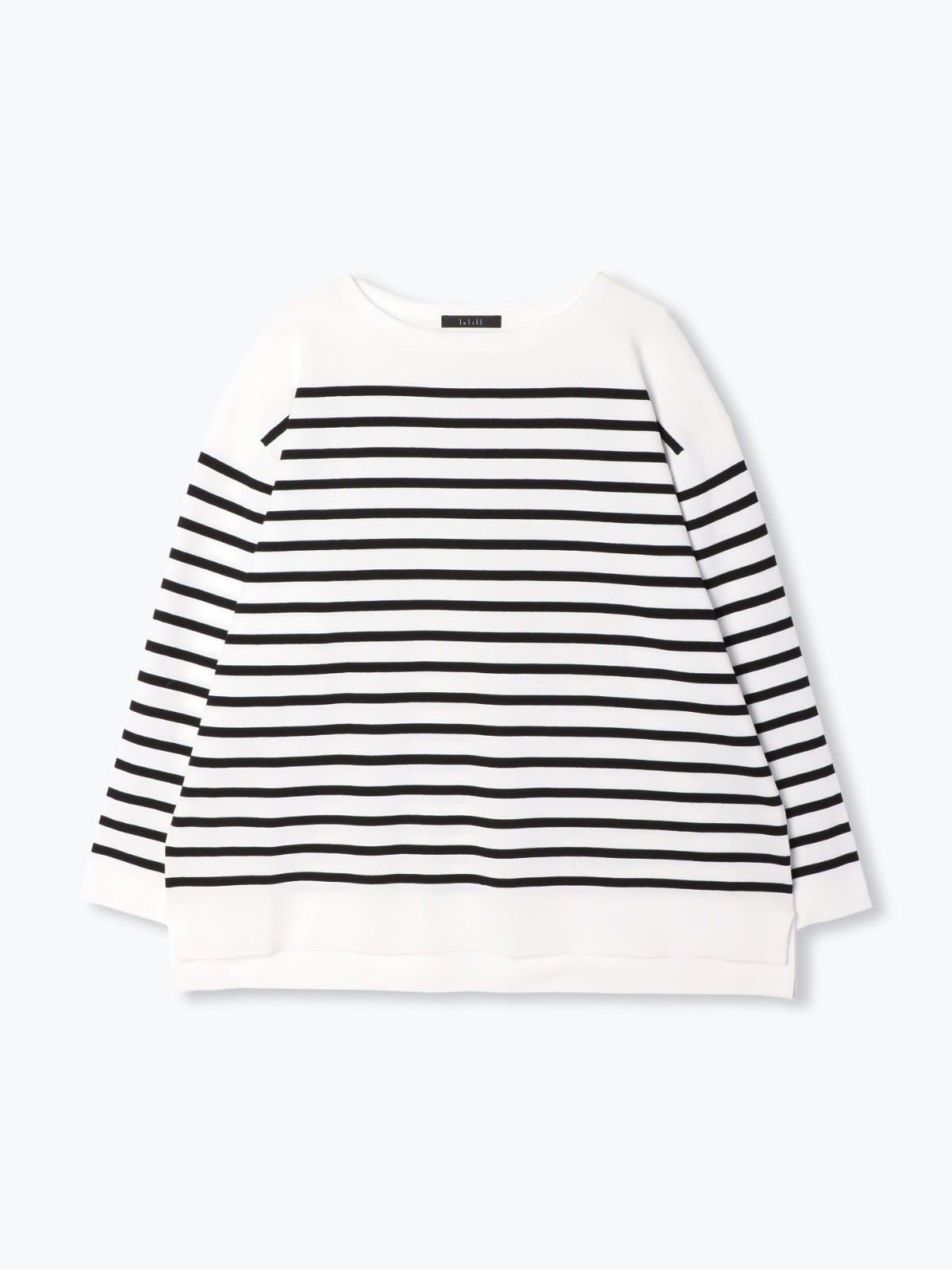 ハイテクボーダーリブニット<オーバーサイズ>