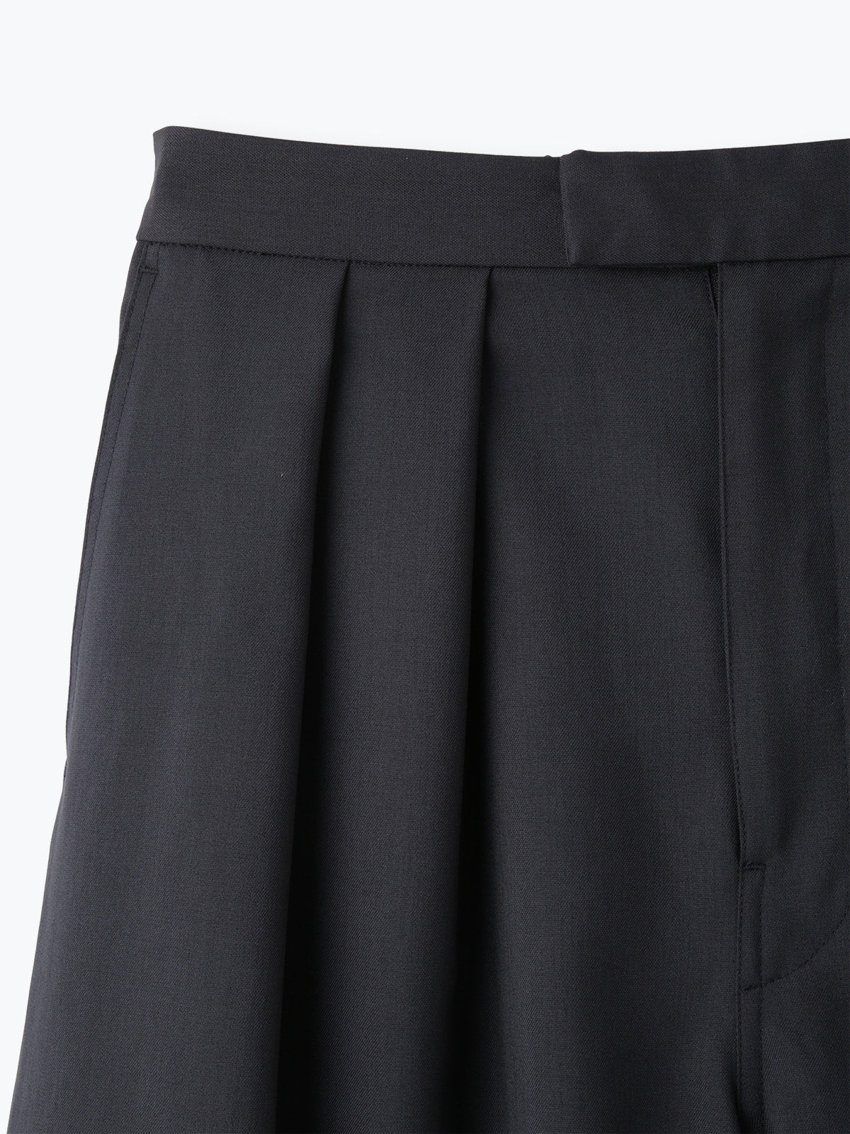 lelill レリル 2タックワイドキュロット