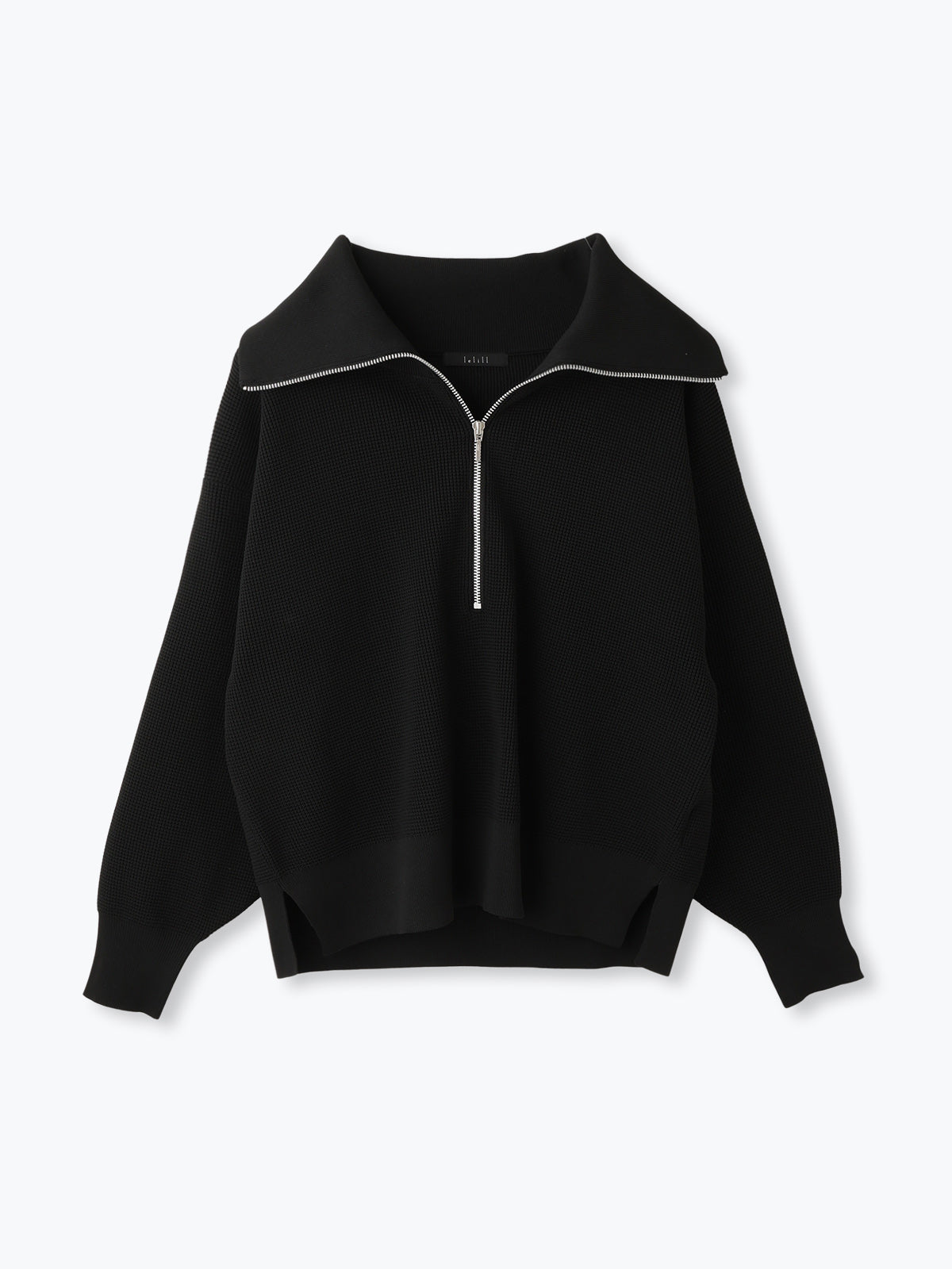 1009(どうぐ)POINT対象｜【直営店限定】lelill レリル ハイテク ワッフルハーフZIPニット
