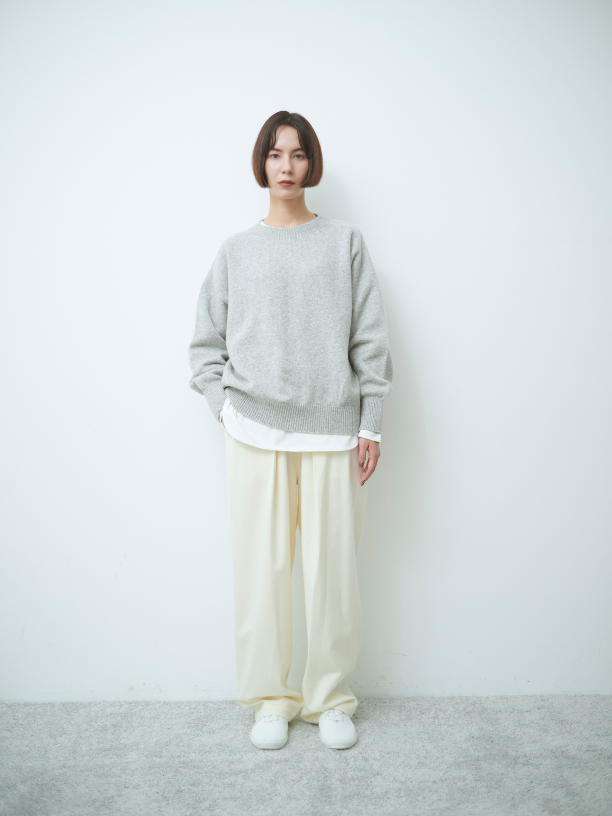 lelill レリル　ホールガーメントラムプルオーバー