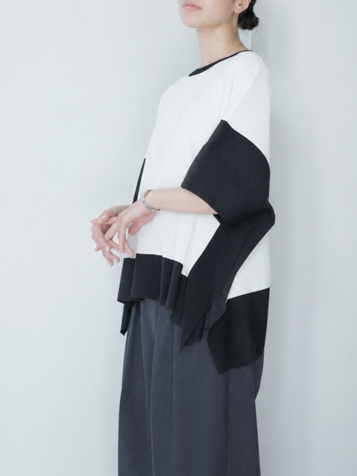 lelill レリル　ハイテクバイカラーケープ