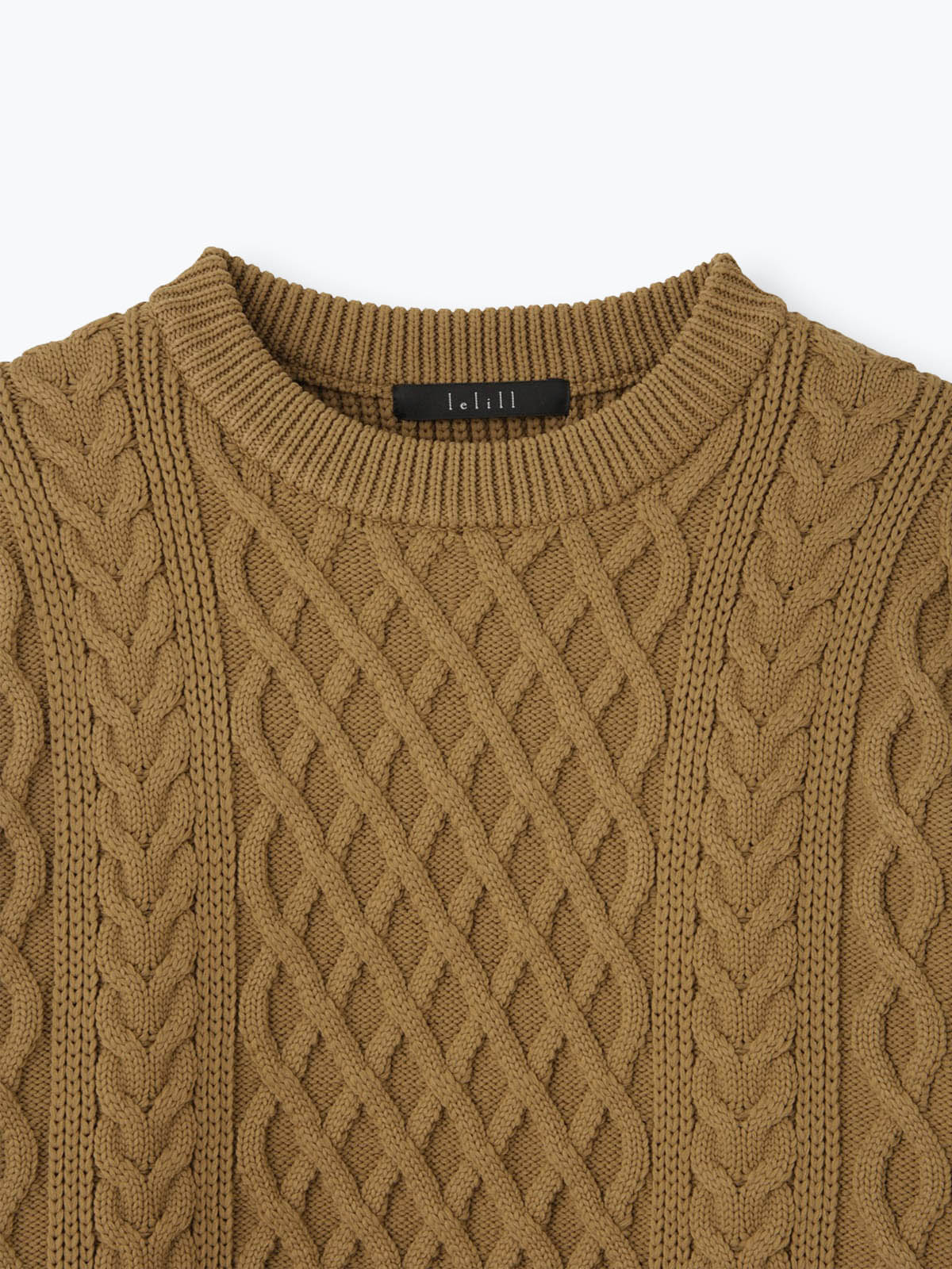 lelill レリル　ハイテク　アランニット