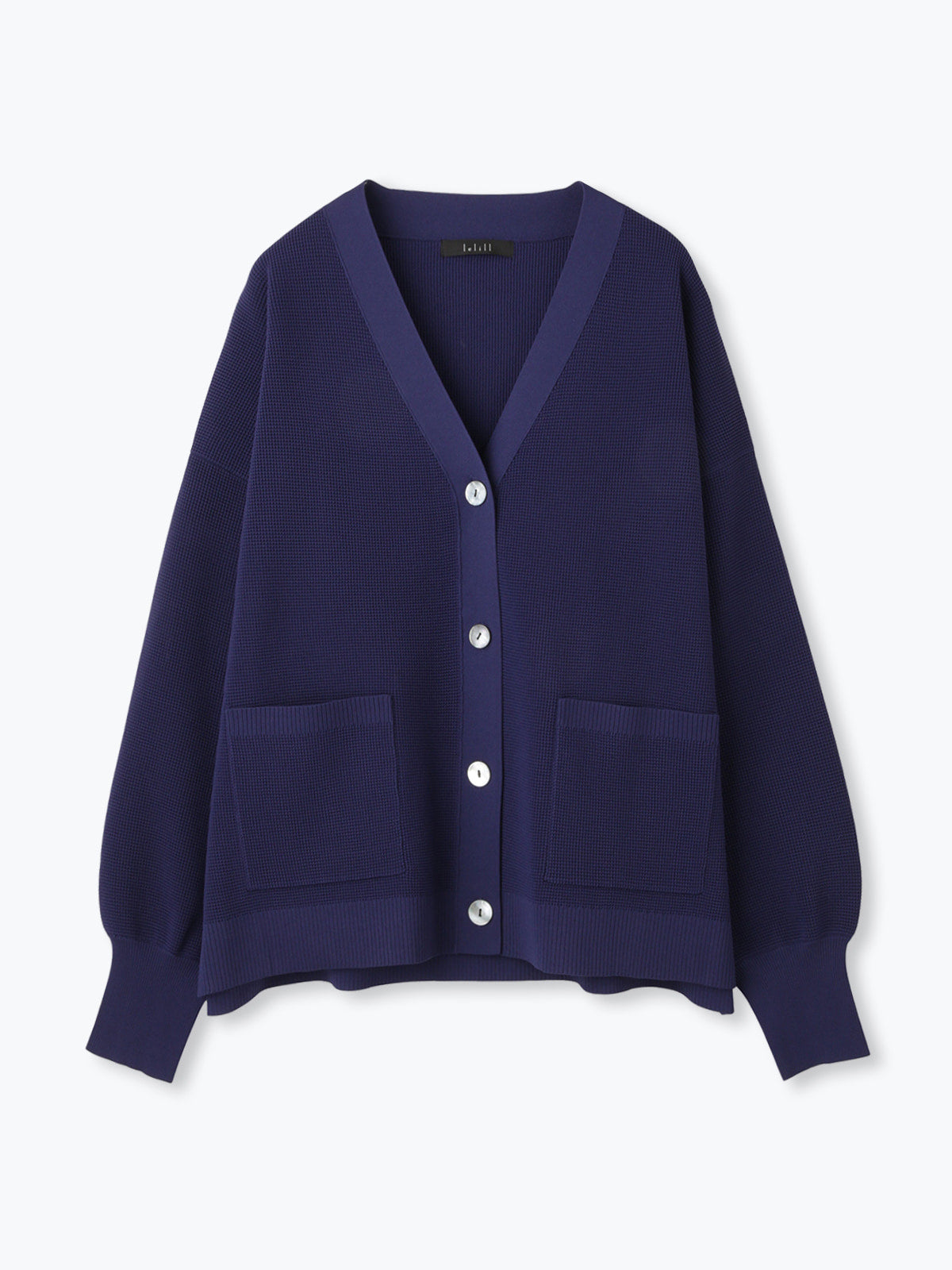 lelill レリル ハイテクワッフルカーデ