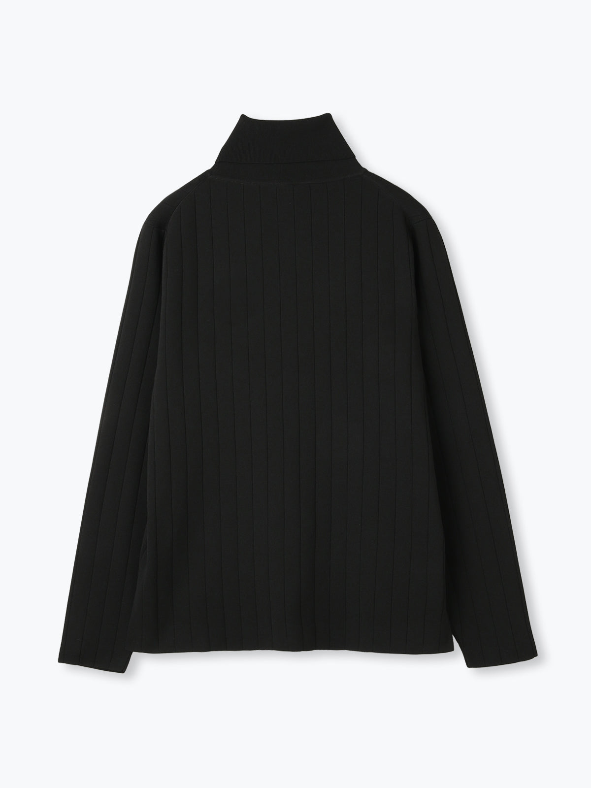 lelill レリル　ハイテクワイドリブタートルニット