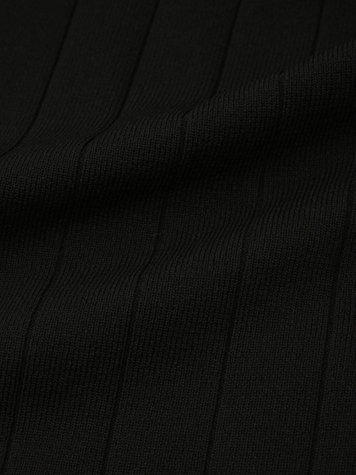 lelill レリル　ハイテクワイドリブタートルニット