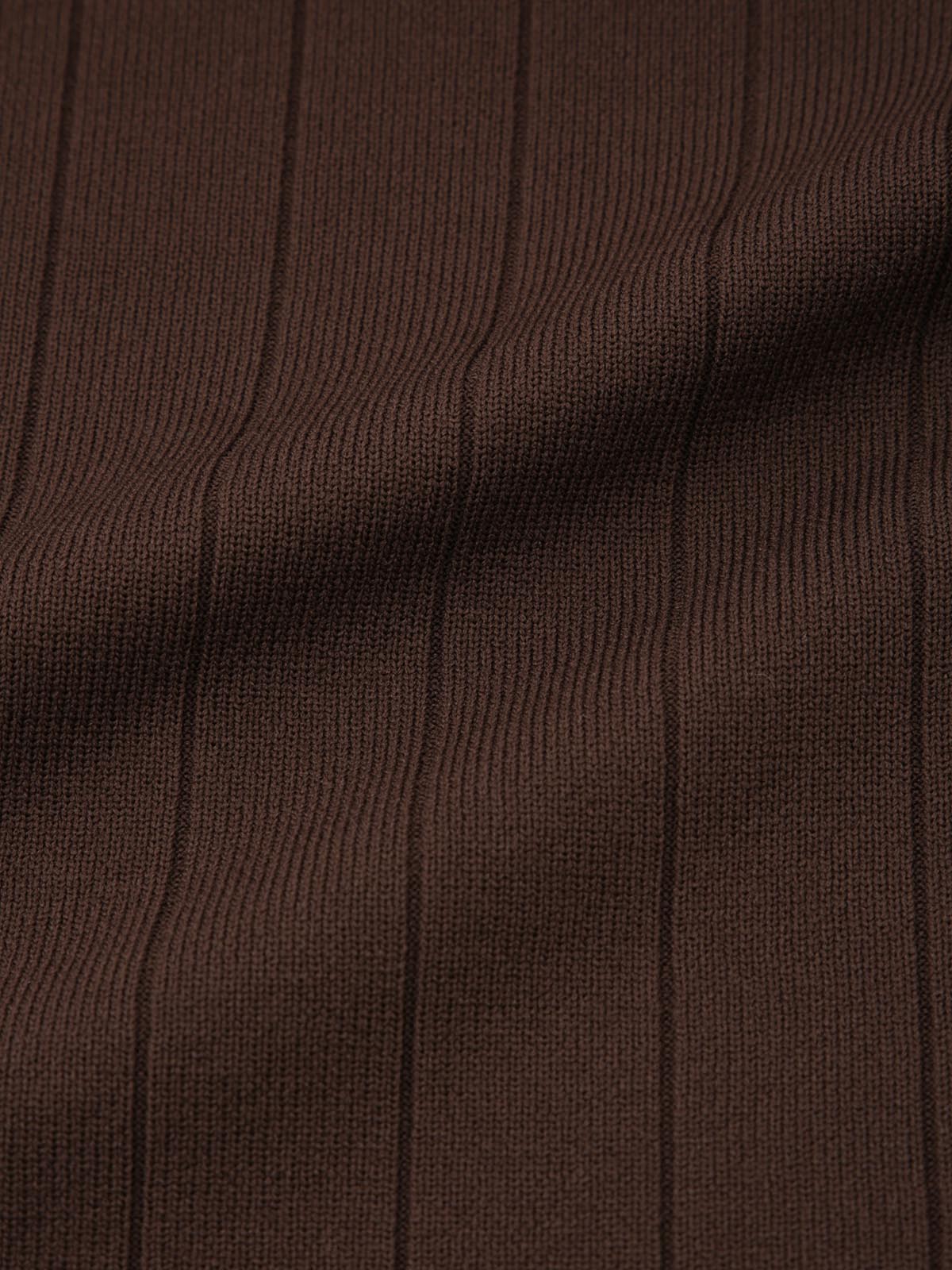 lelill レリル　ハイテクワイドリブタートルニット