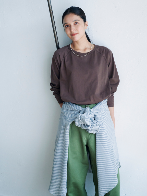 lelillレリル　THE BASIC CHINO ベージュ/ブラック main image 1