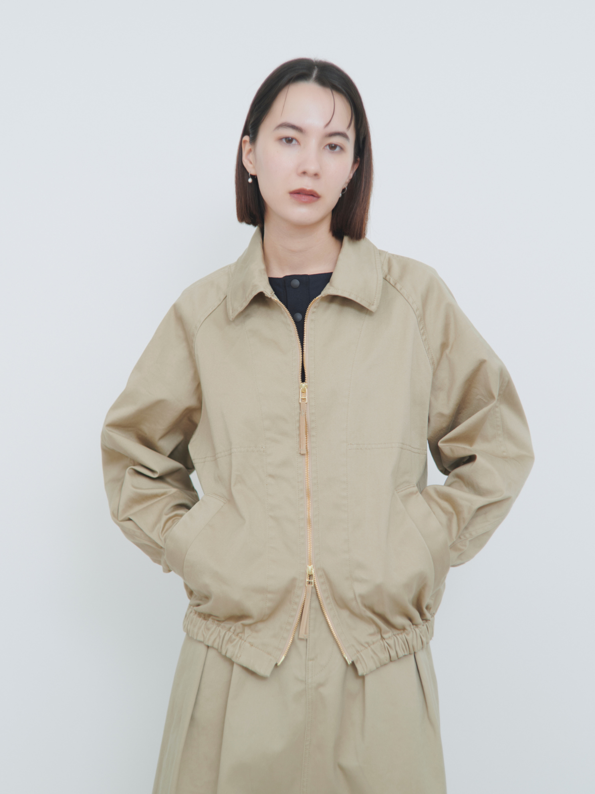 "NEW ARRIVAL" lelill レリル　バックタックドリズラージャケット