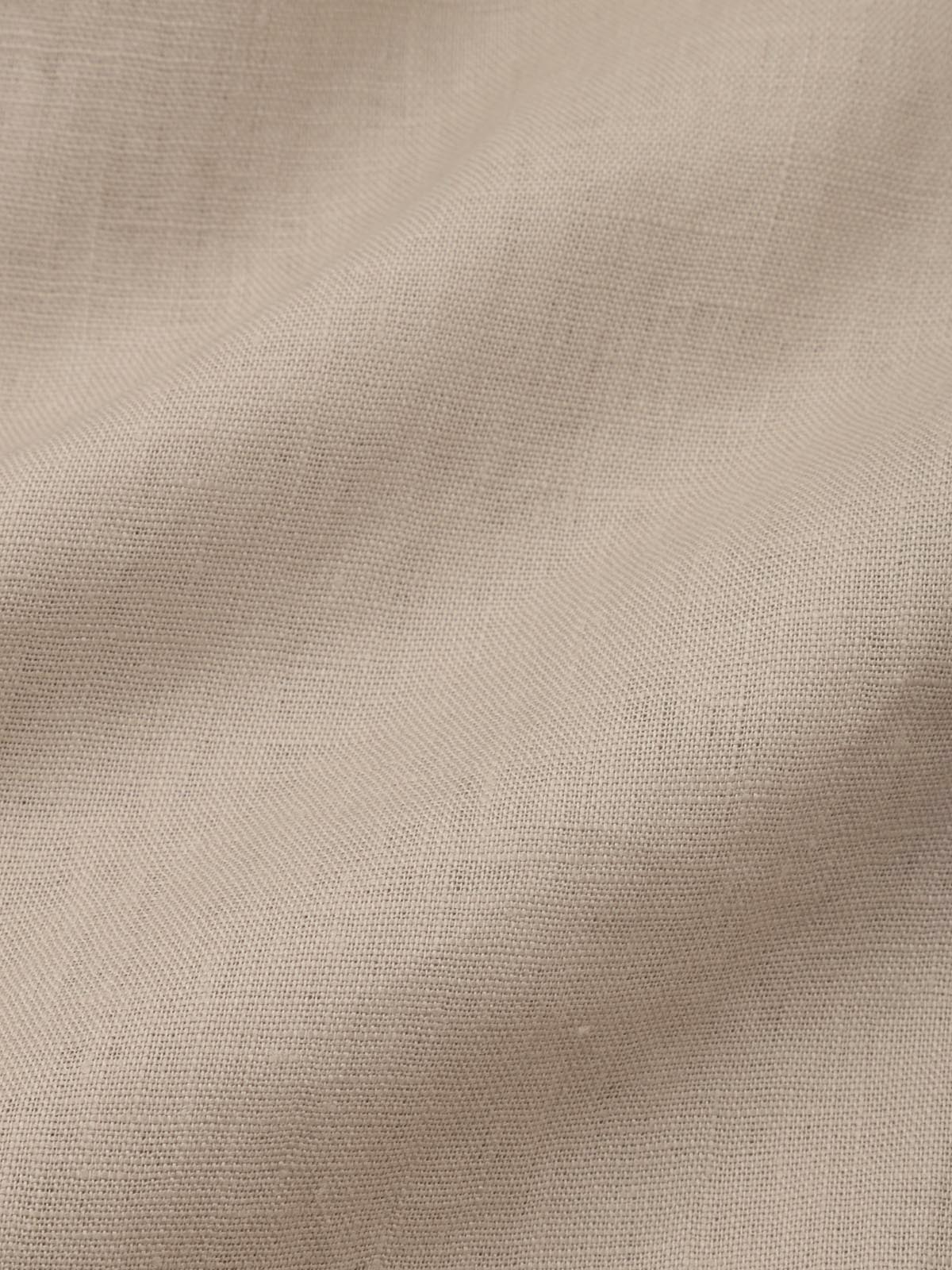 lelill レリル　リネンタックワイドシャツ