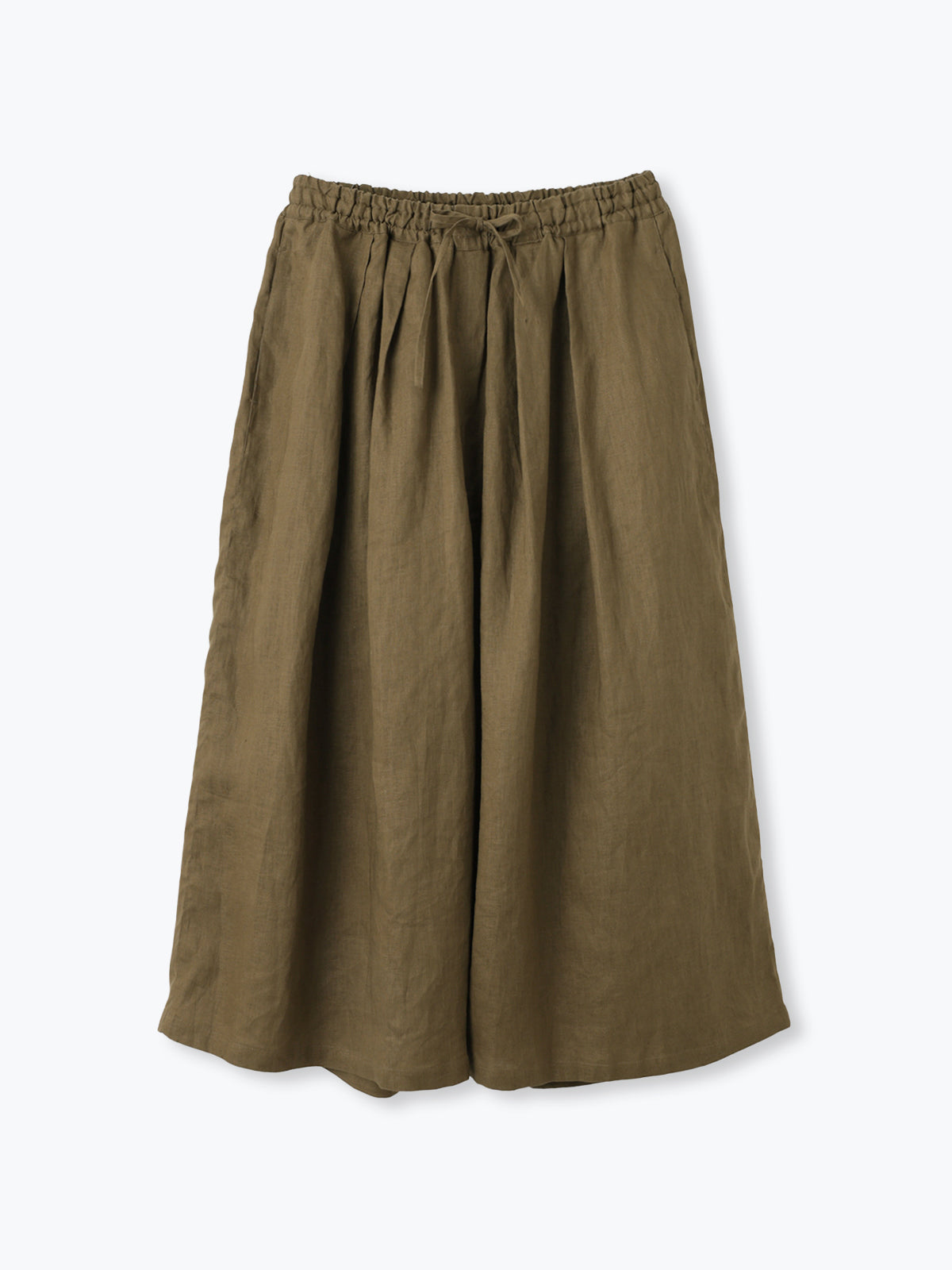 lelill レリル リネン アンクル ワイドPANTS