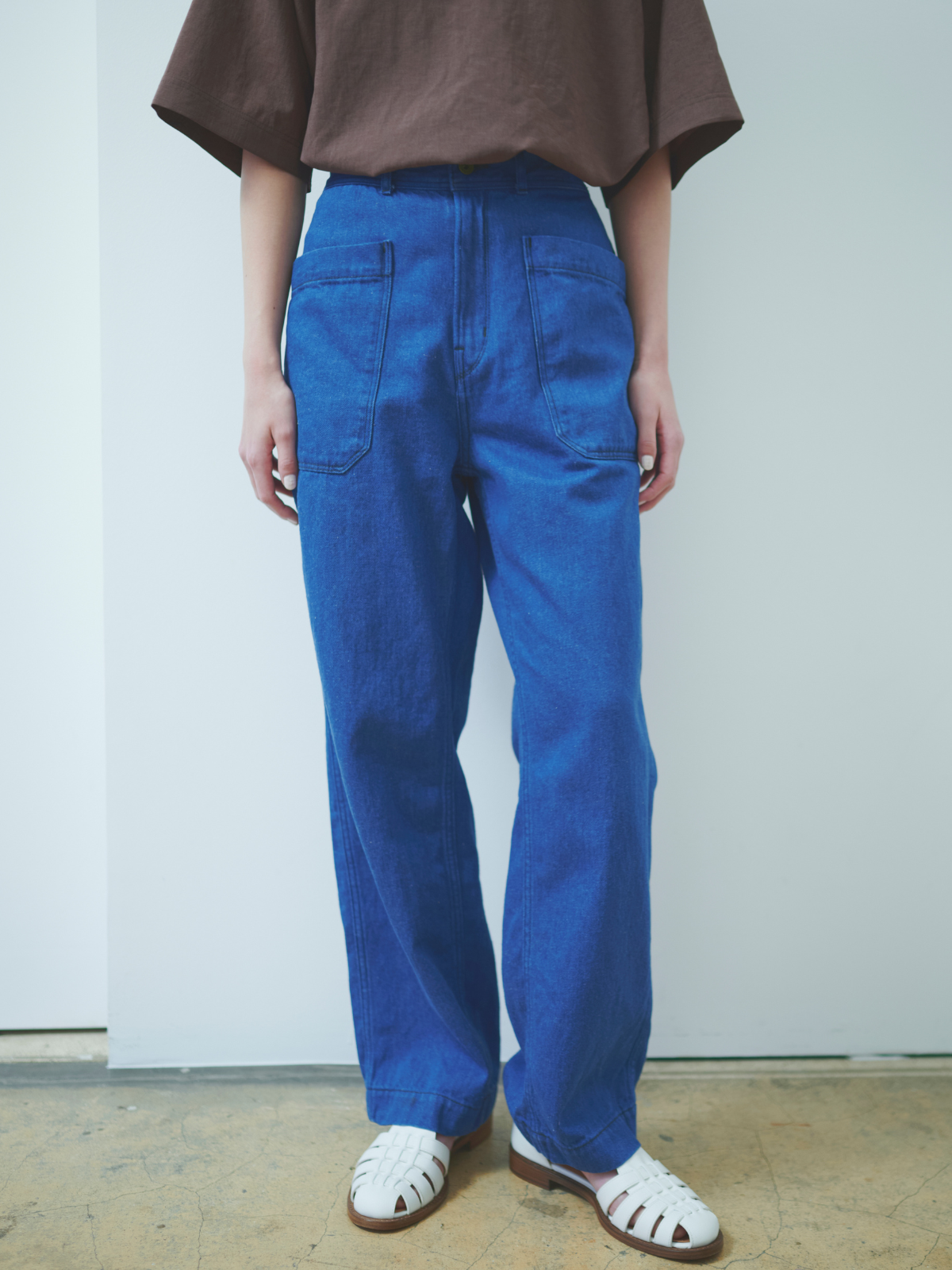 lelill レリル　イージーランチパンツ  cotton/linen