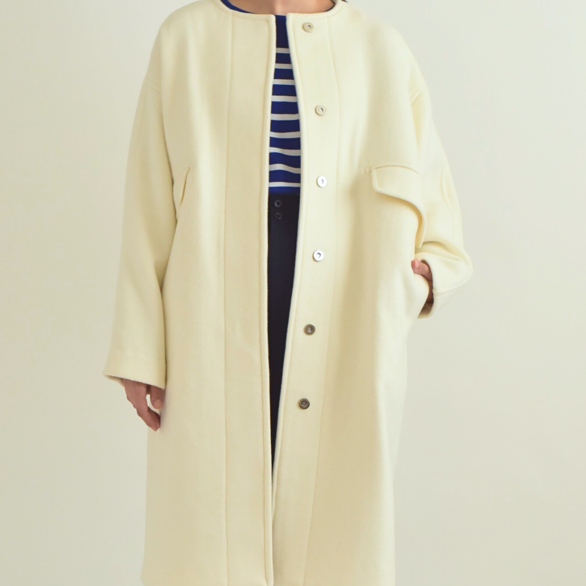 lelill レリル ウールコクーンコート lelill レリル ウールコクーンコート