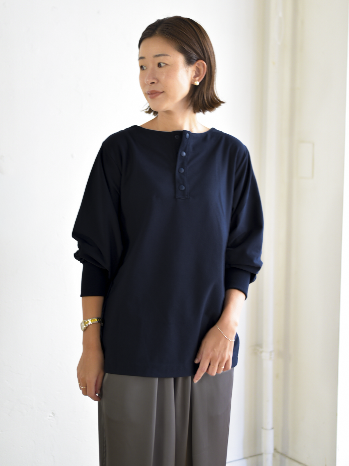 lelill レリル ハイテク2WAY ロングスリーブT