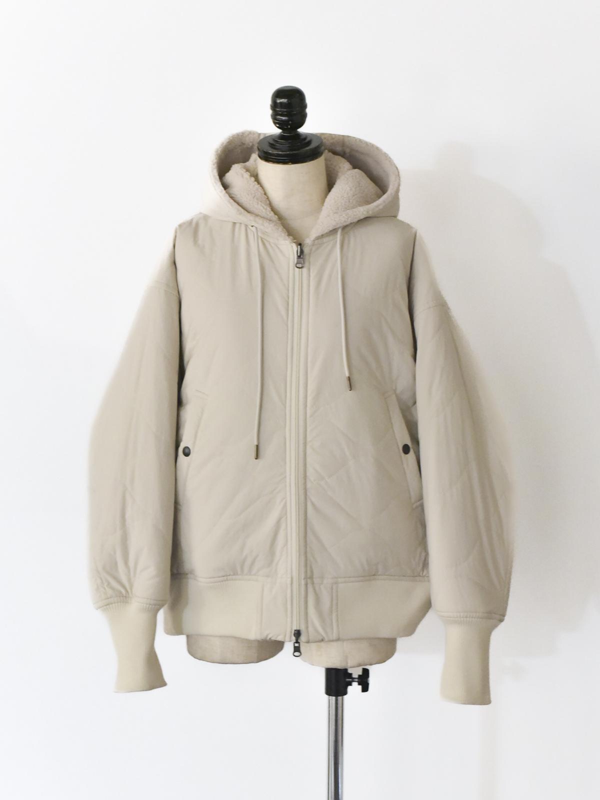 【12月発送｜レリルのアウターリザみ対象】lelill レリル 2WAY キルボアフーディー