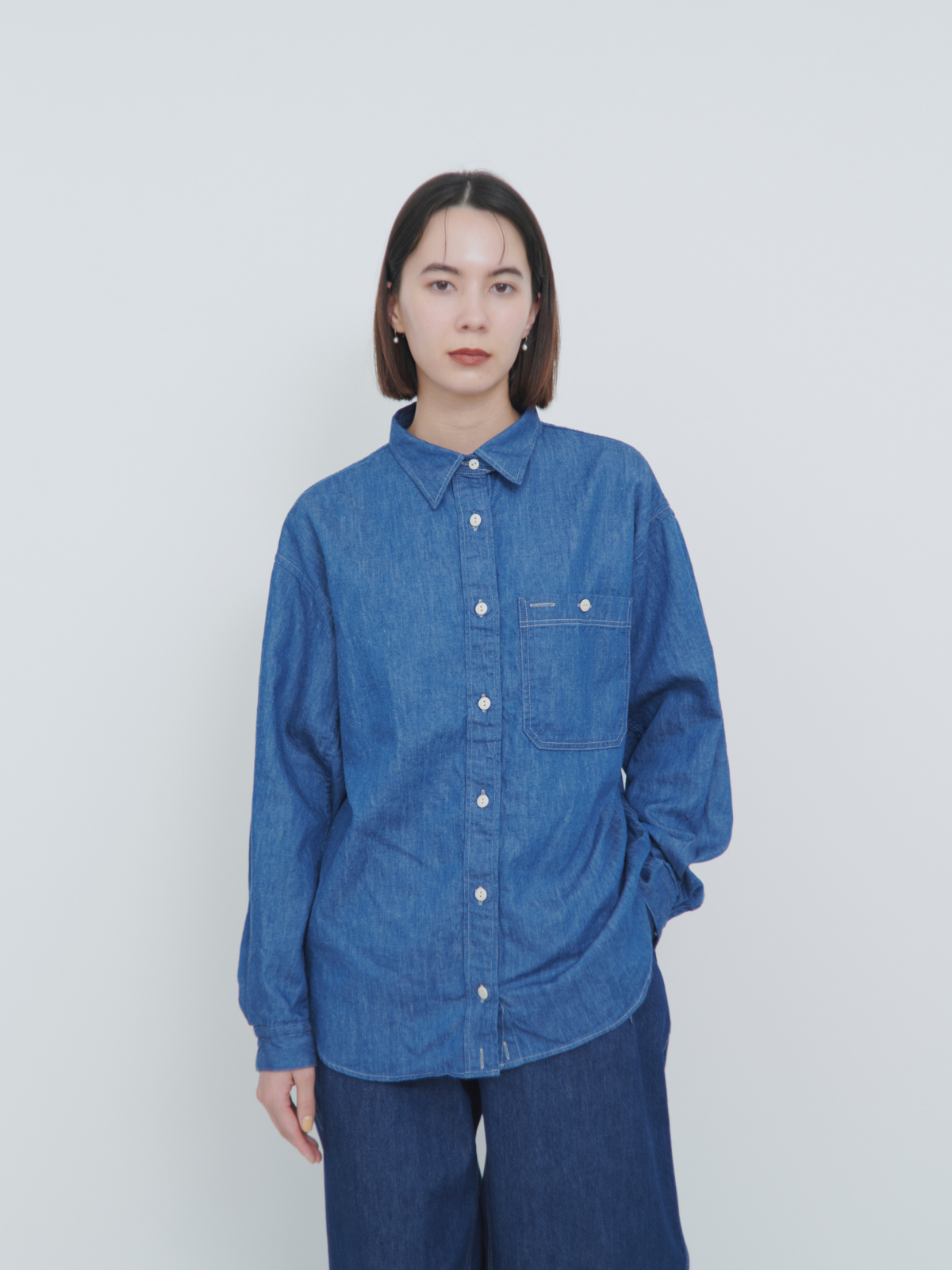 lelill レリル　2WAY WORK SHIRT