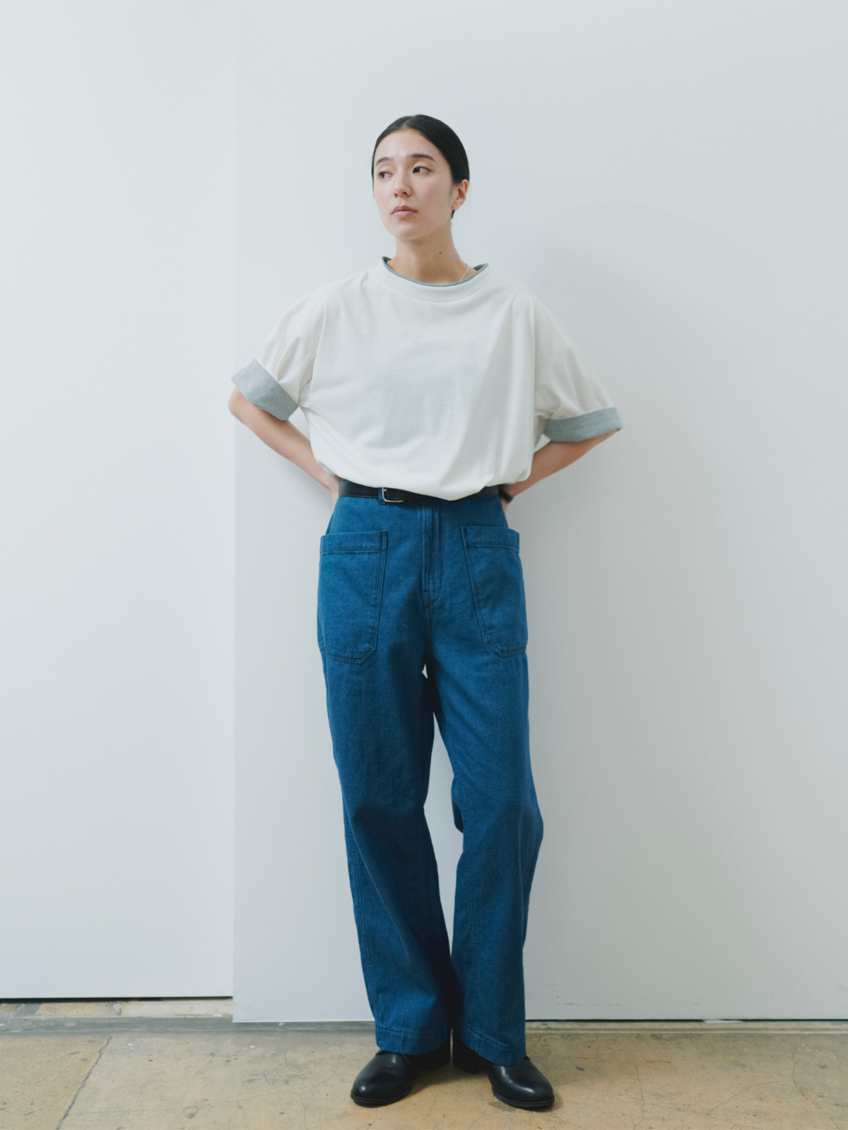 lelill レリル　イージーランチパンツ  cotton/linen
