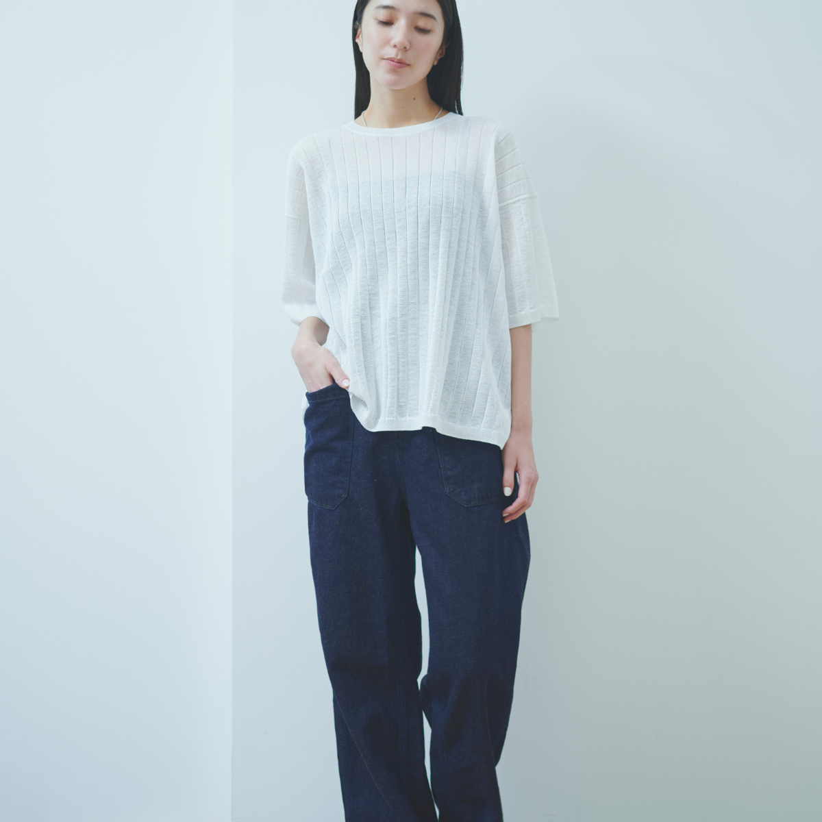 lelill レリル イージーランチパンツ cotton/linen