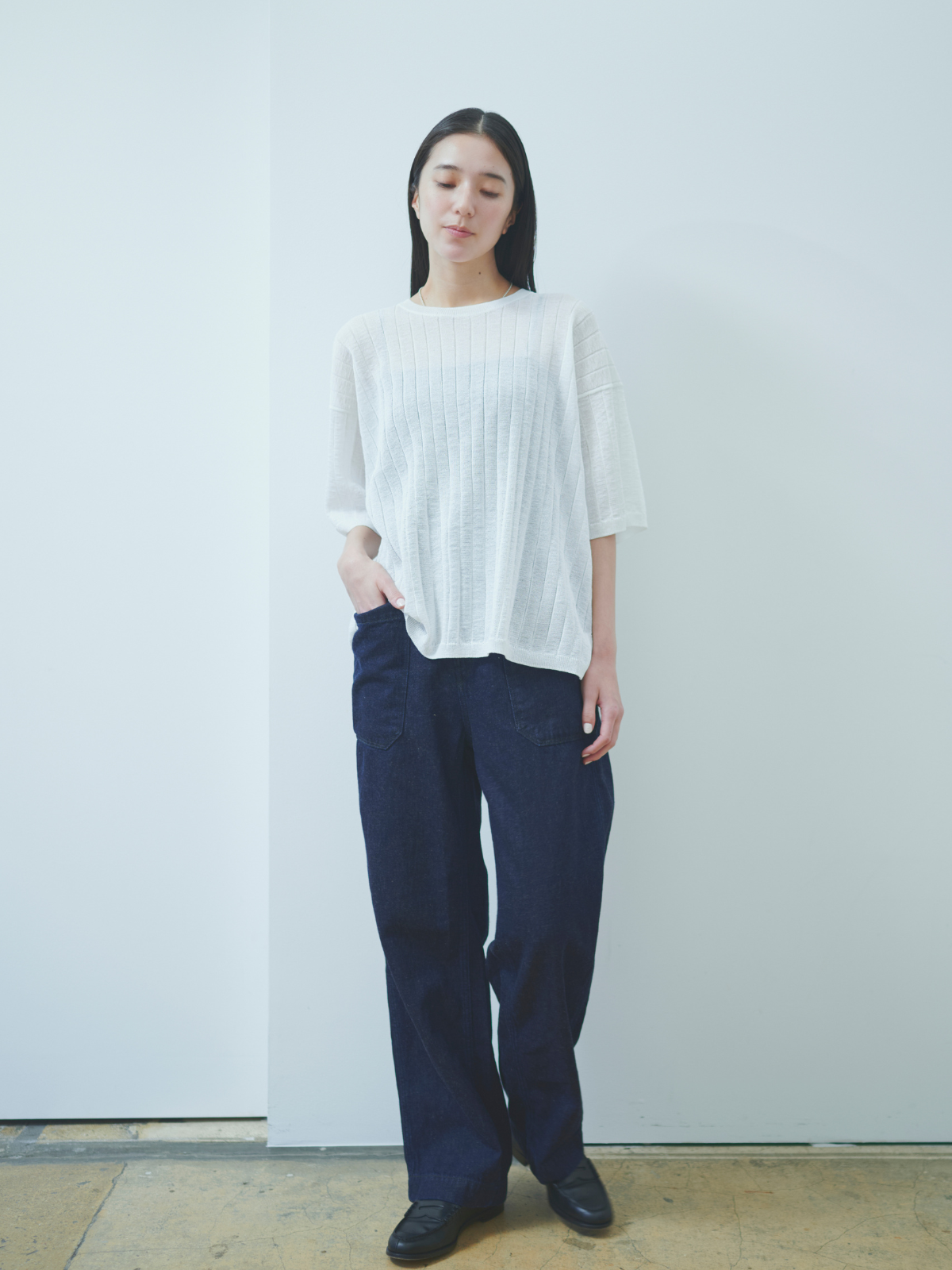lelill レリル　イージーランチパンツ  cotton/linen