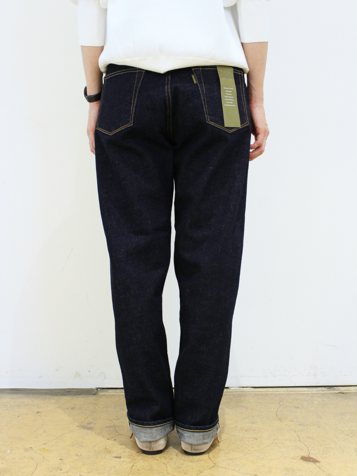 lelill レリル　【日本製】THE DENIM STRAIGHT 　