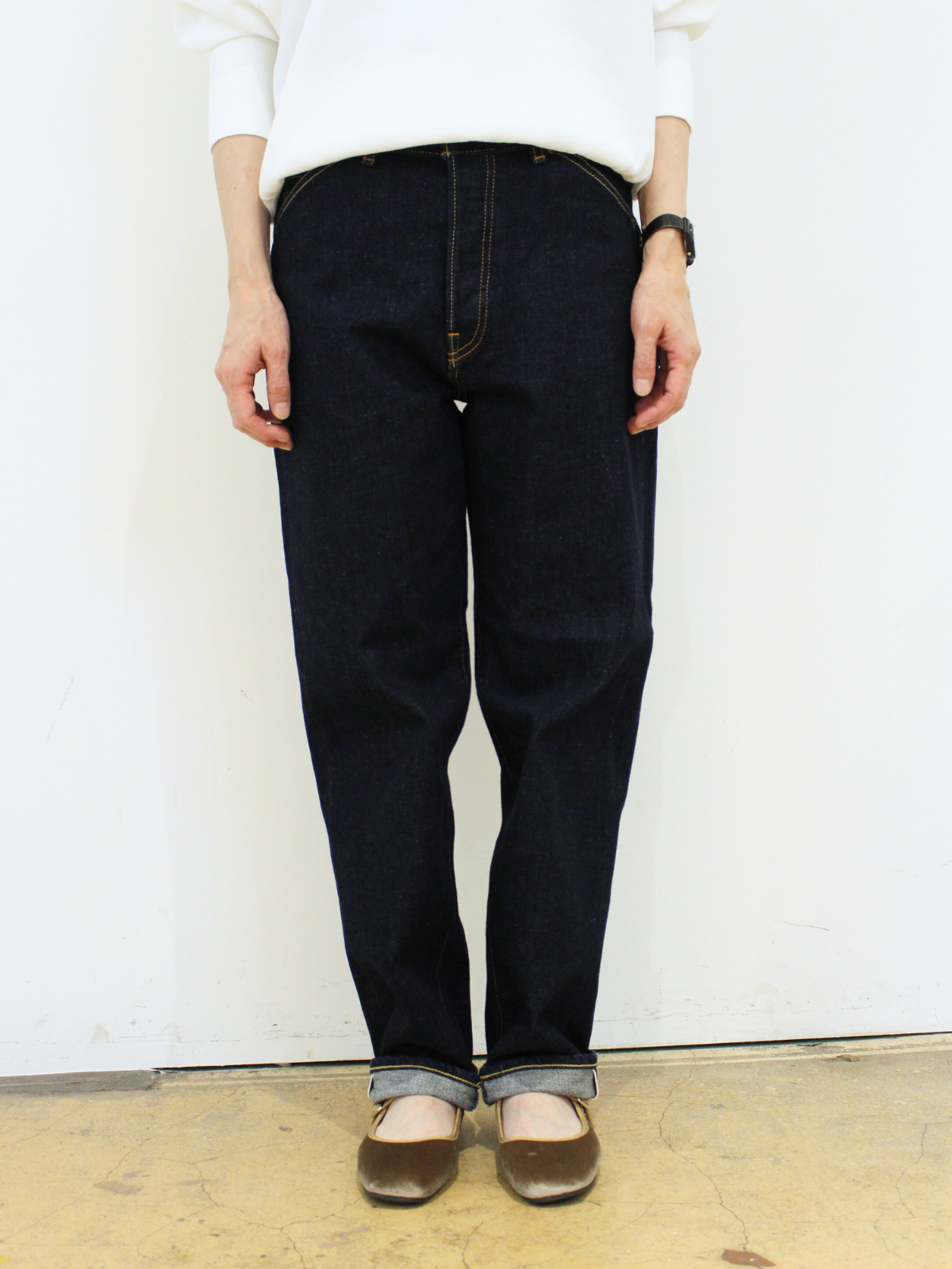 lelill レリル　【日本製】THE DENIM STRAIGHT 　