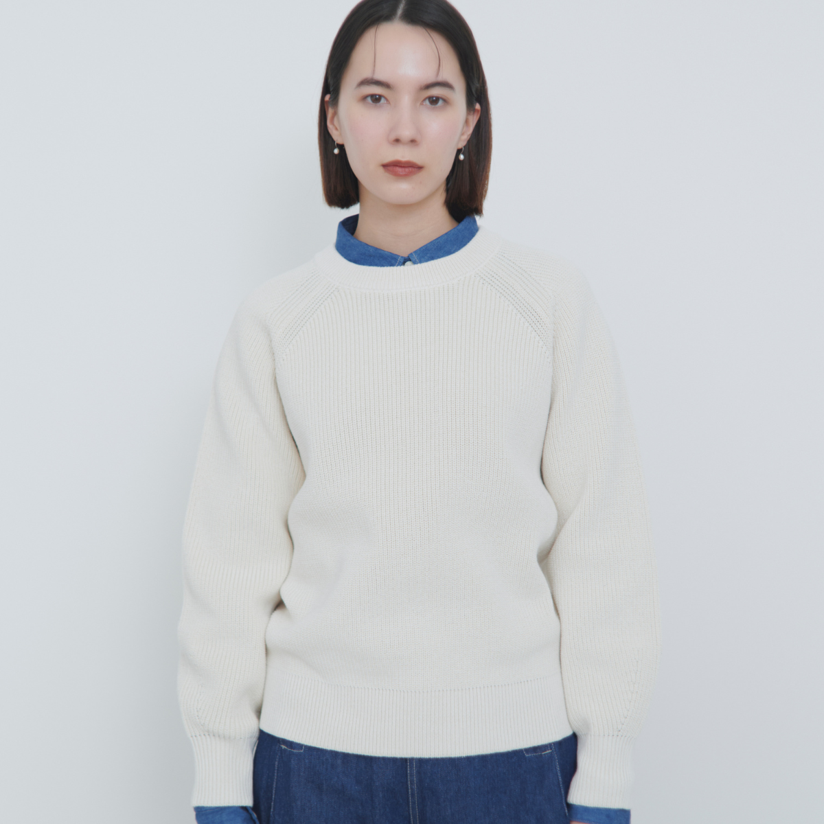 lelill レリル ドライプレーティング畦プルオーバー