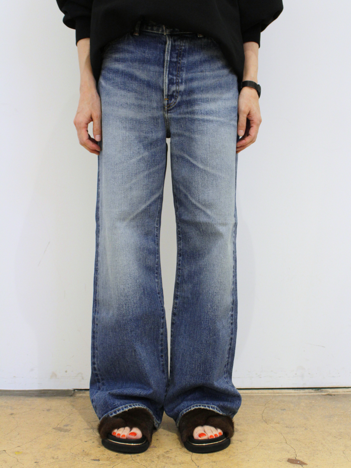 lelill レリル　【日本製】THE DENIM BAGGY VINTAGE　