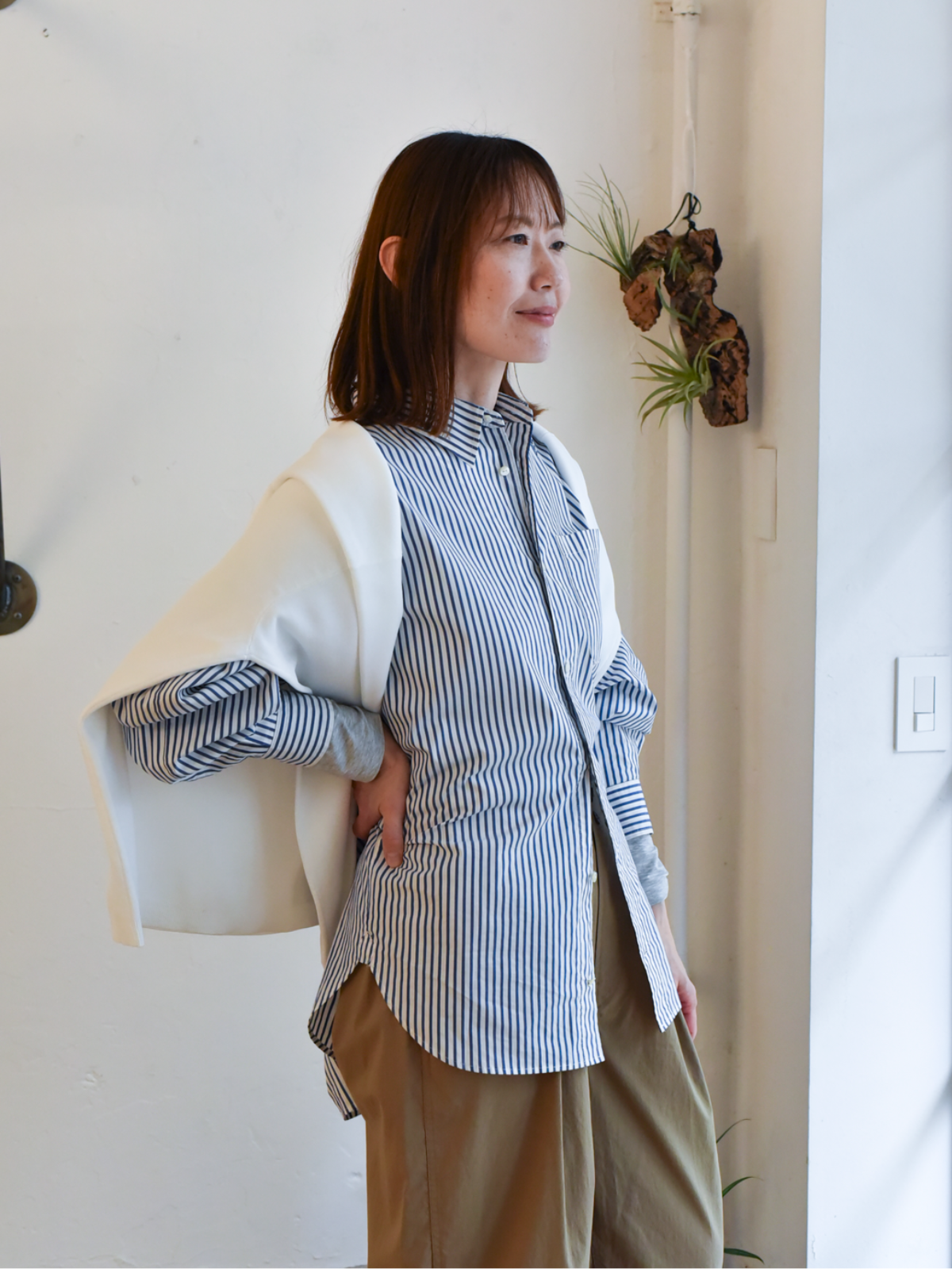 【予約商品・ノベルティ対象】ピマソロ スプリットワイドシャツ